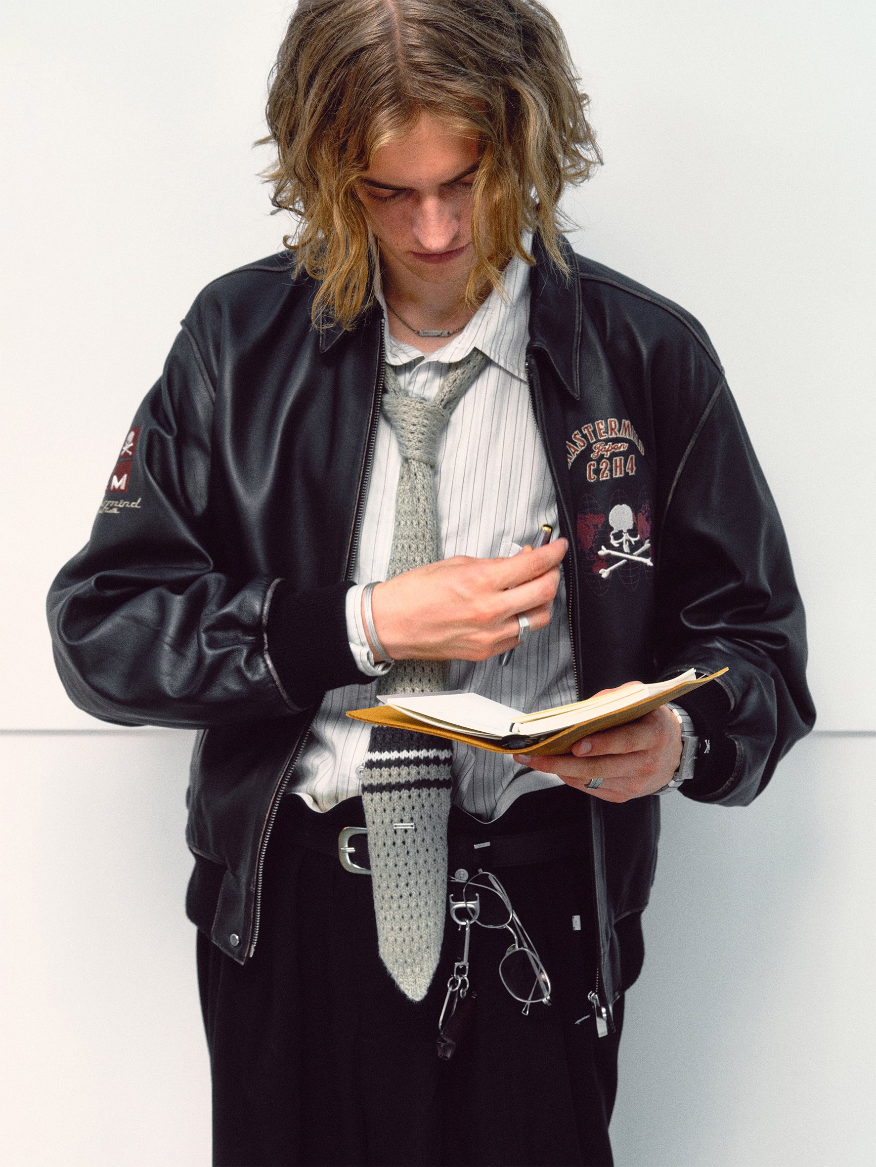 C2H4 x Mastermind JAPAN Vol.3 Lambskin Leather Jacket