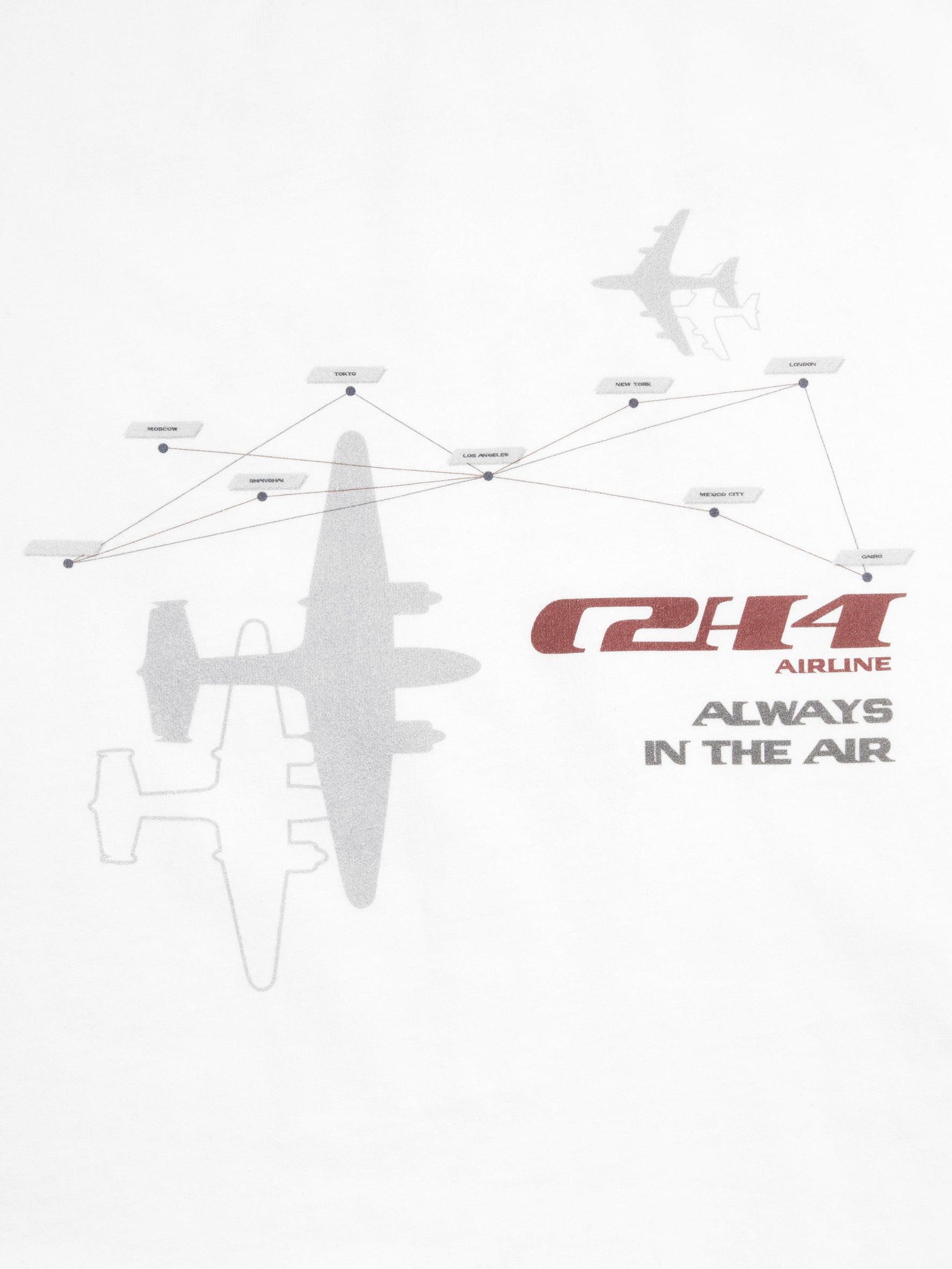 Pan Am® × C2H4® Air Route T-shirt