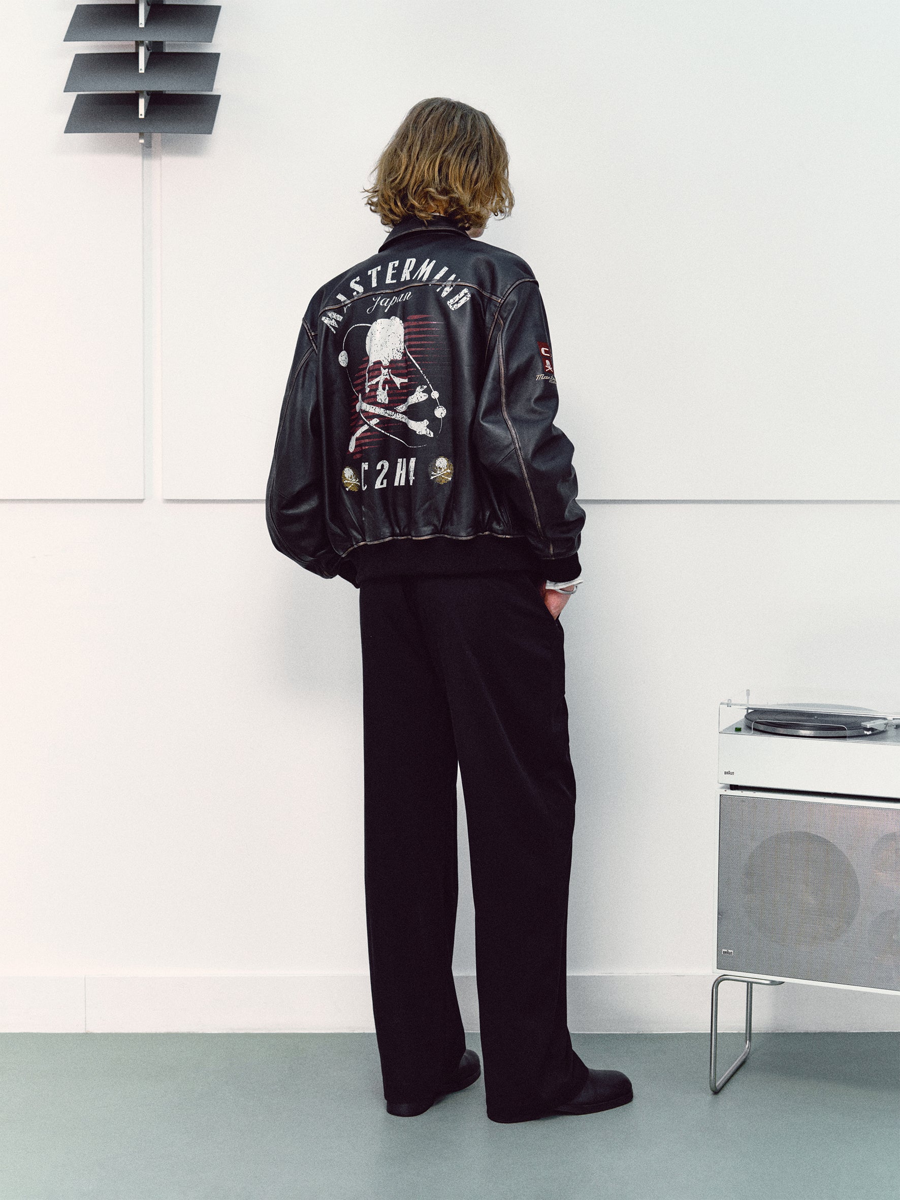 C2H4 x Mastermind JAPAN Vol.3 Lambskin Leather Jacket