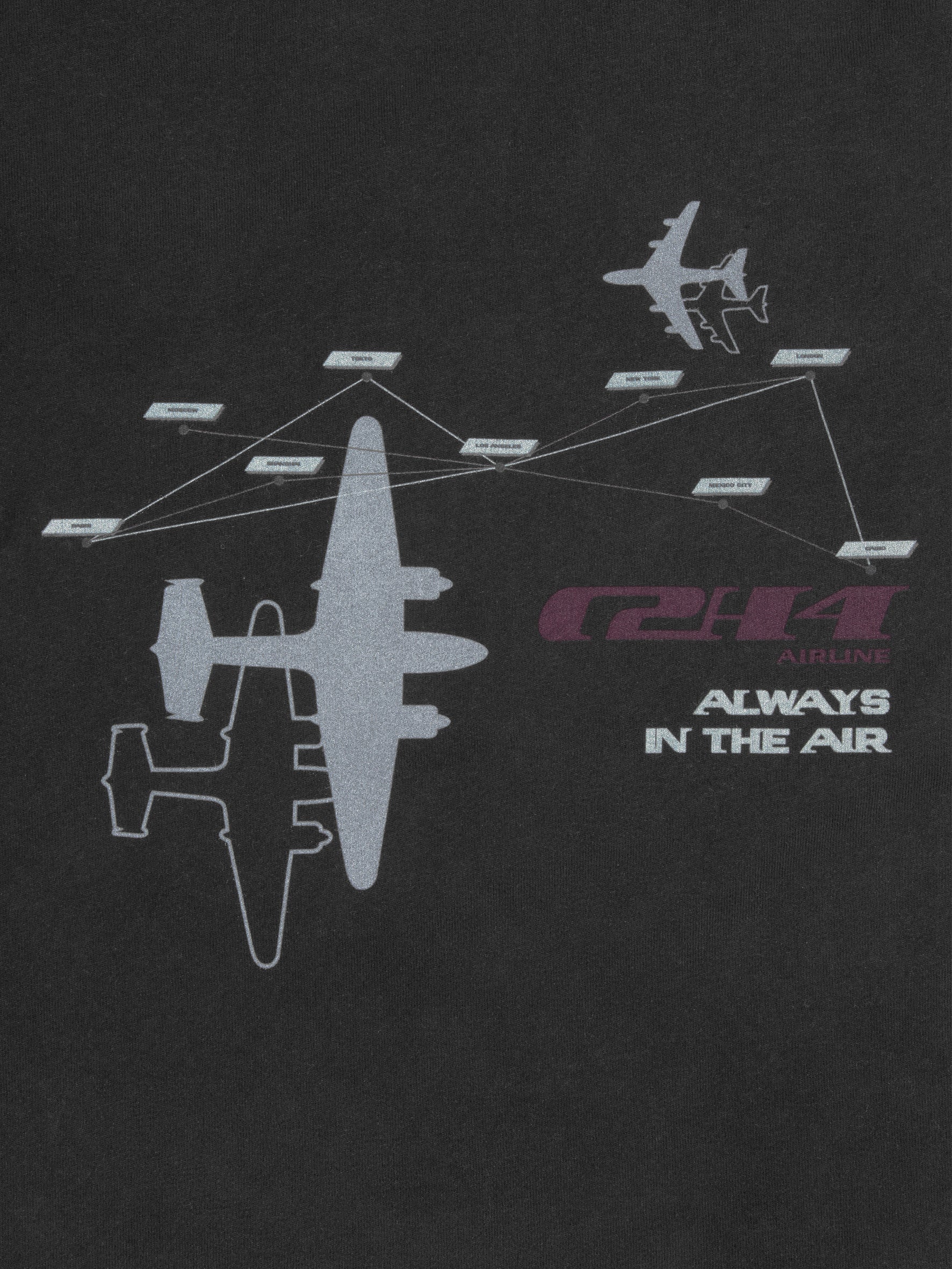 Pan Am® × C2H4® Air Route T-shirt