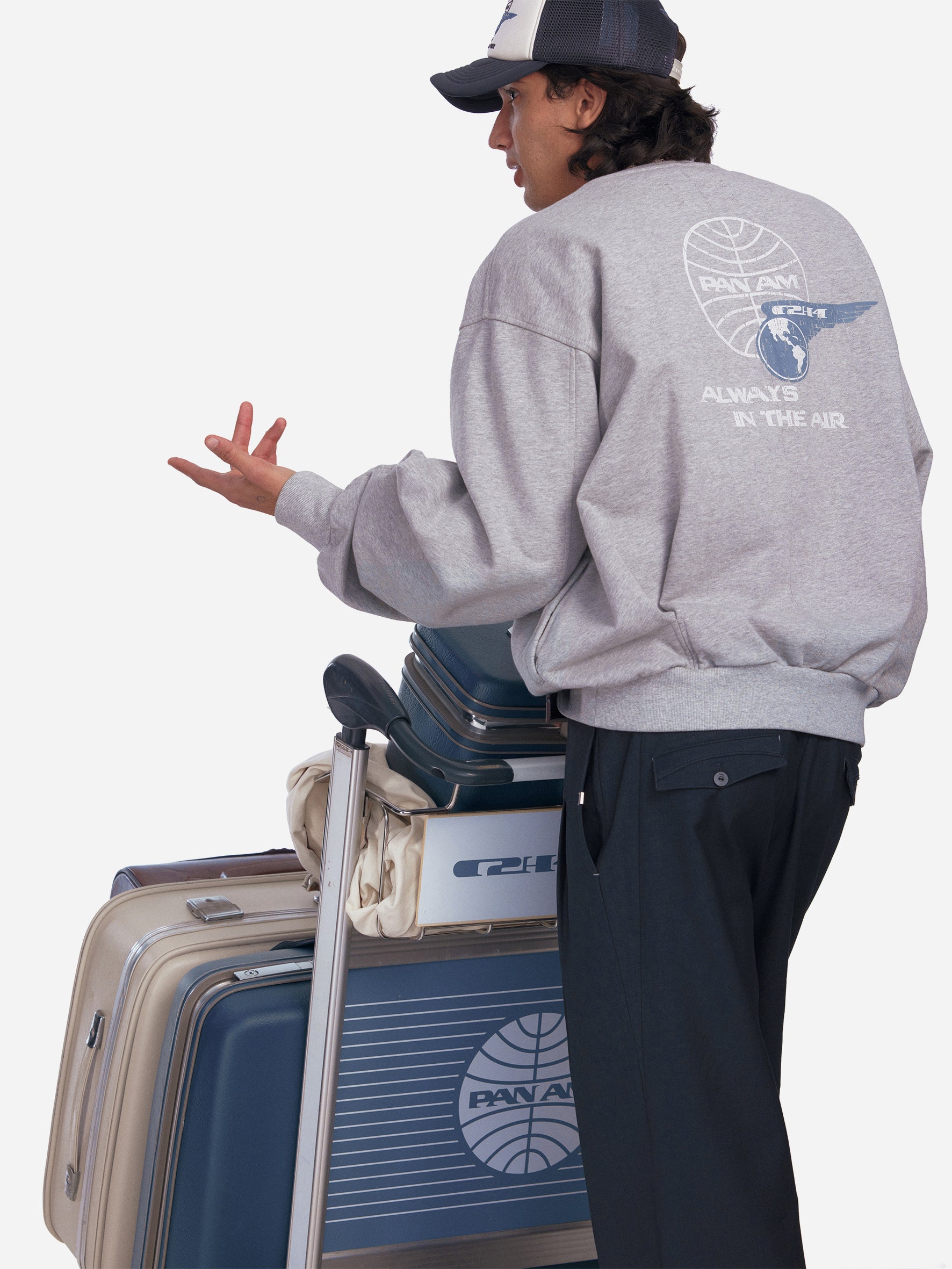 Pan Am® × C2H4® Logo Crewneck