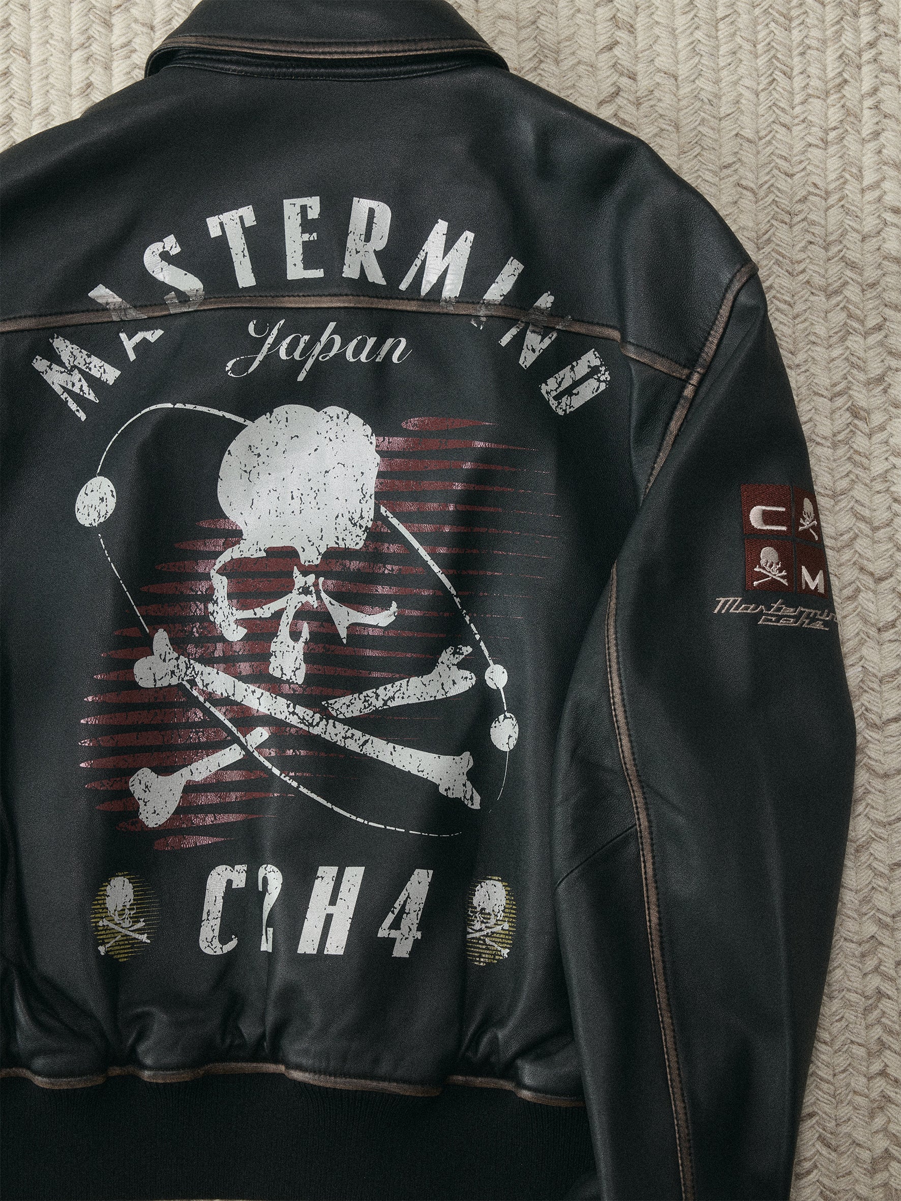 C2H4 x Mastermind JAPAN Vol.3 Lambskin Leather Jacket
