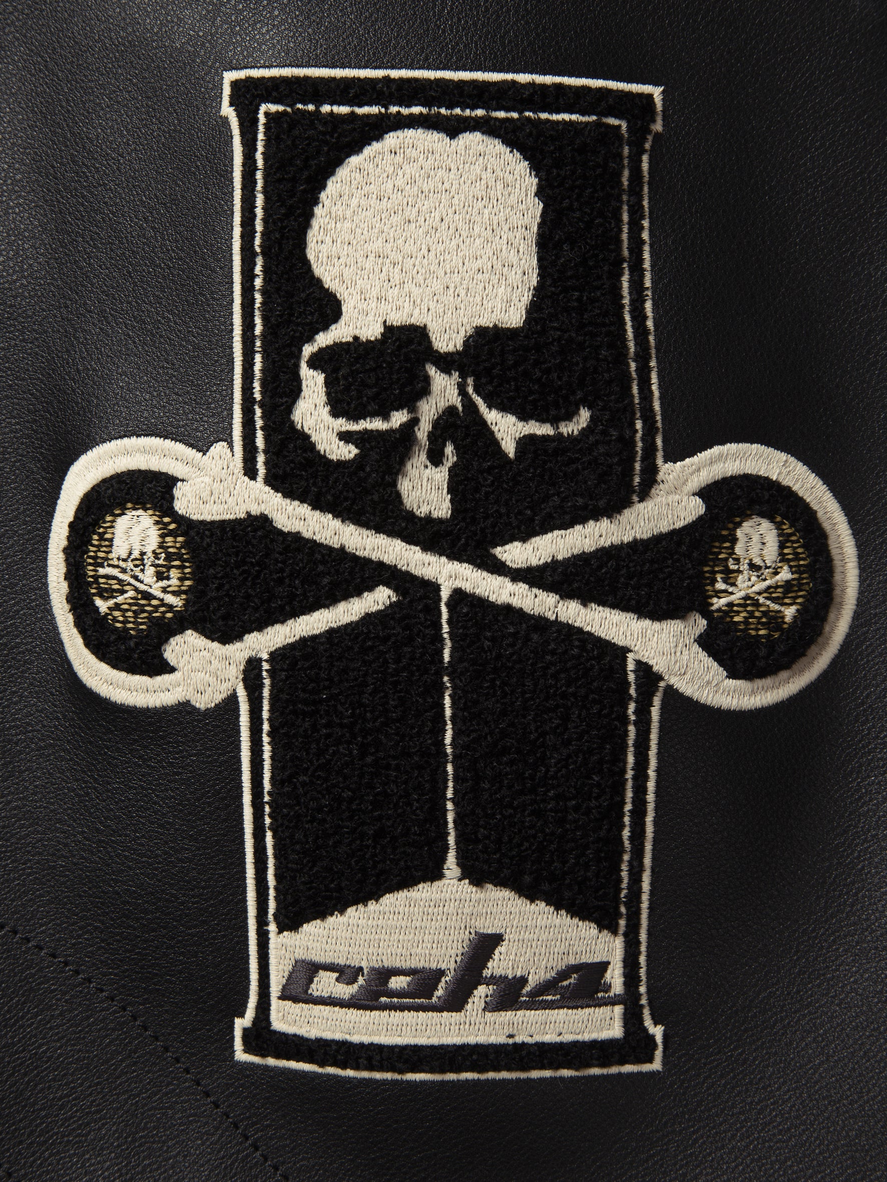 C2H4 x Mastermind JAPAN Vol.3 Curvilinear Varsity Jacket