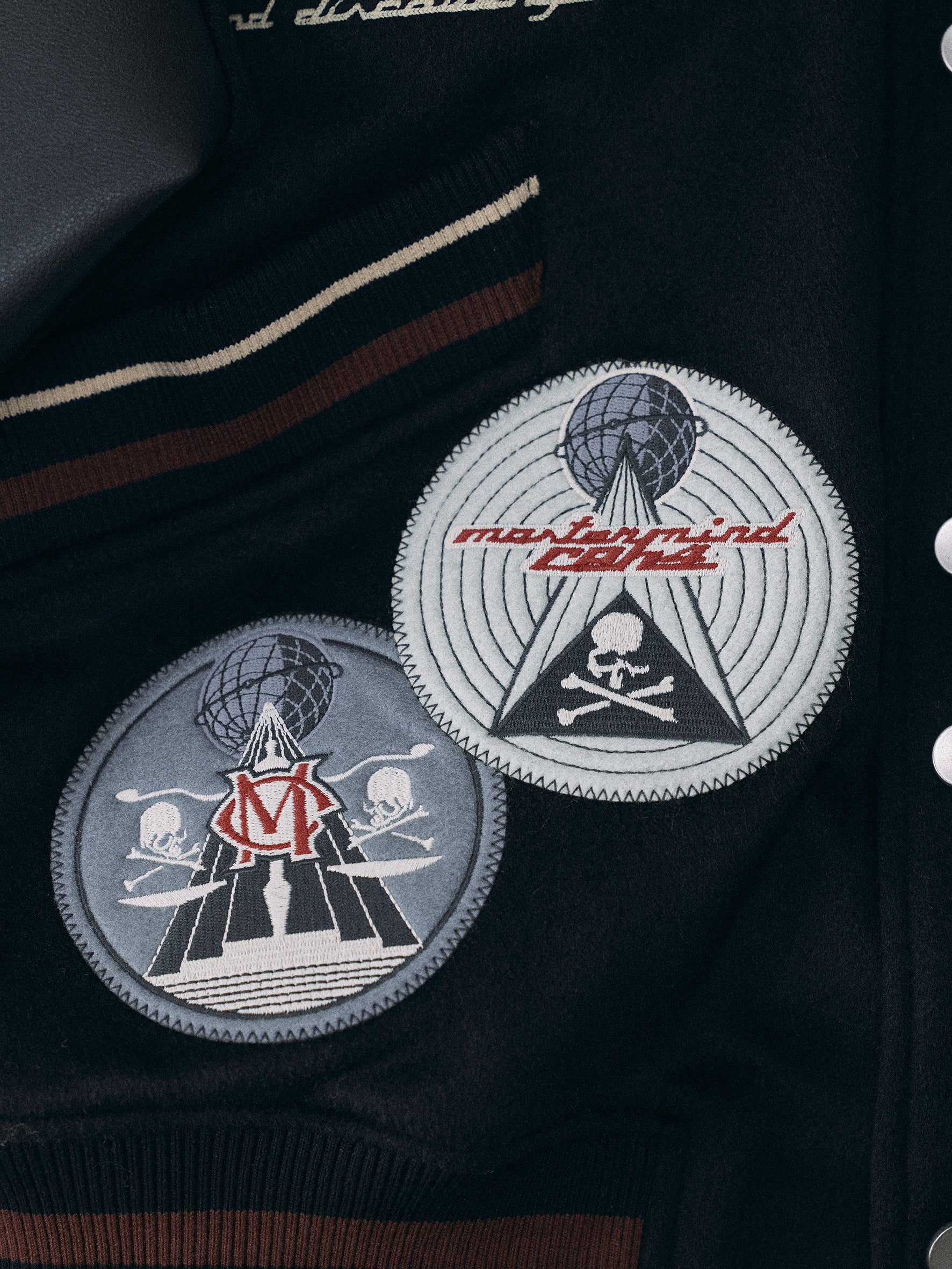 C2H4 x Mastermind JAPAN Vol.3 Curvilinear Varsity Jacket