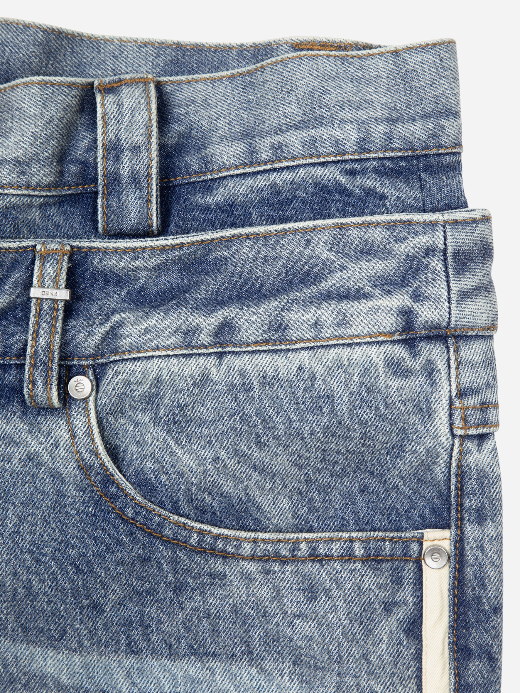 008 - “Profile” Volume Double Waist Jeans