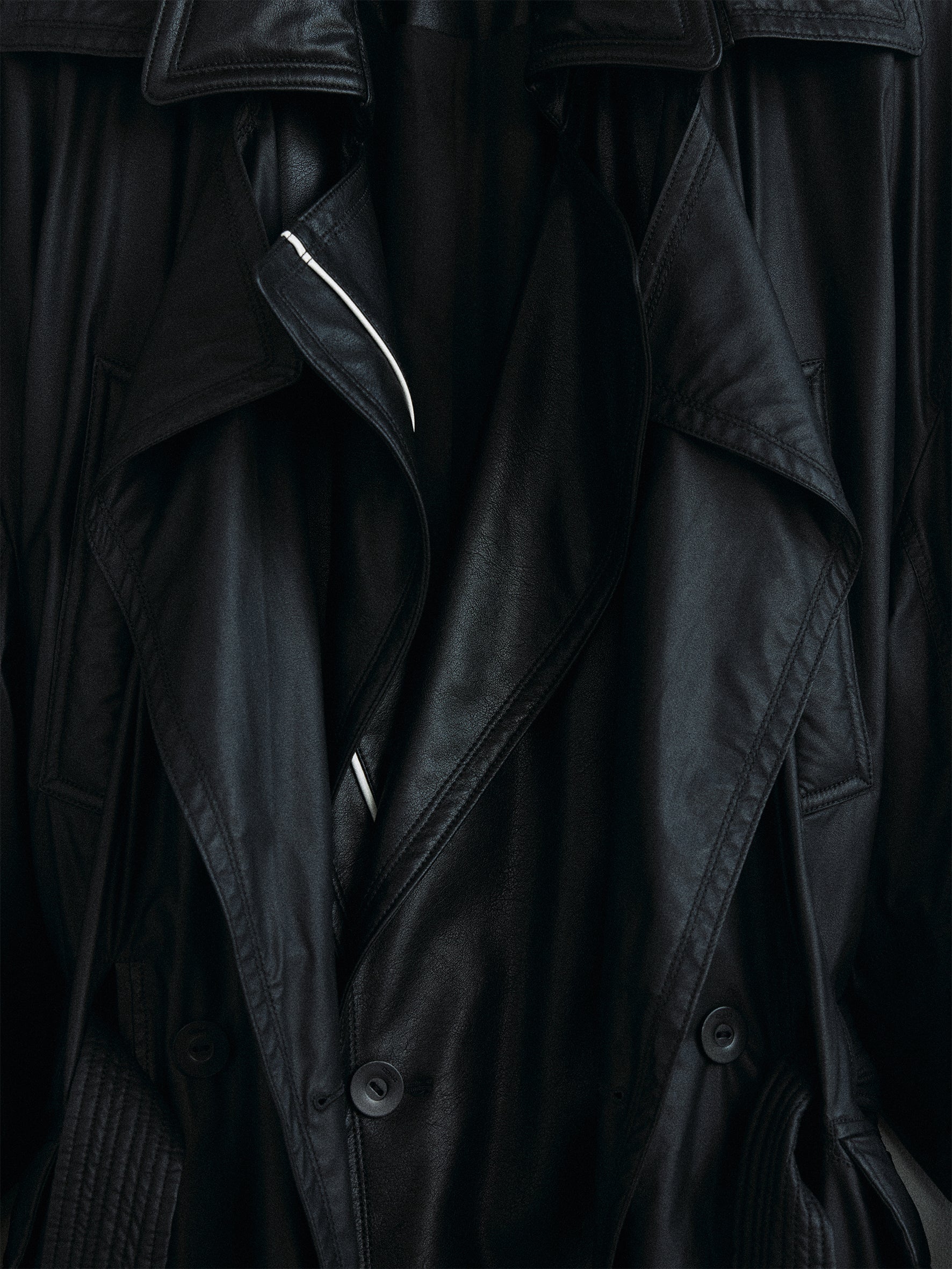 010 - Disarray Layered Trench Coat