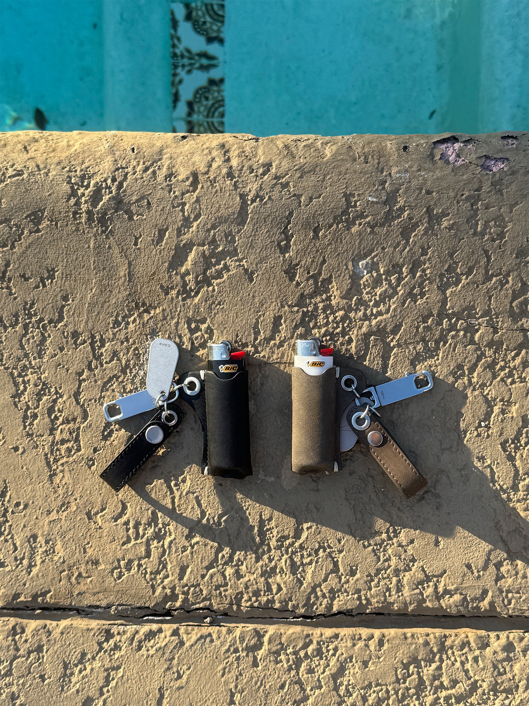 011 - Balcony Keychain Lighter Holder