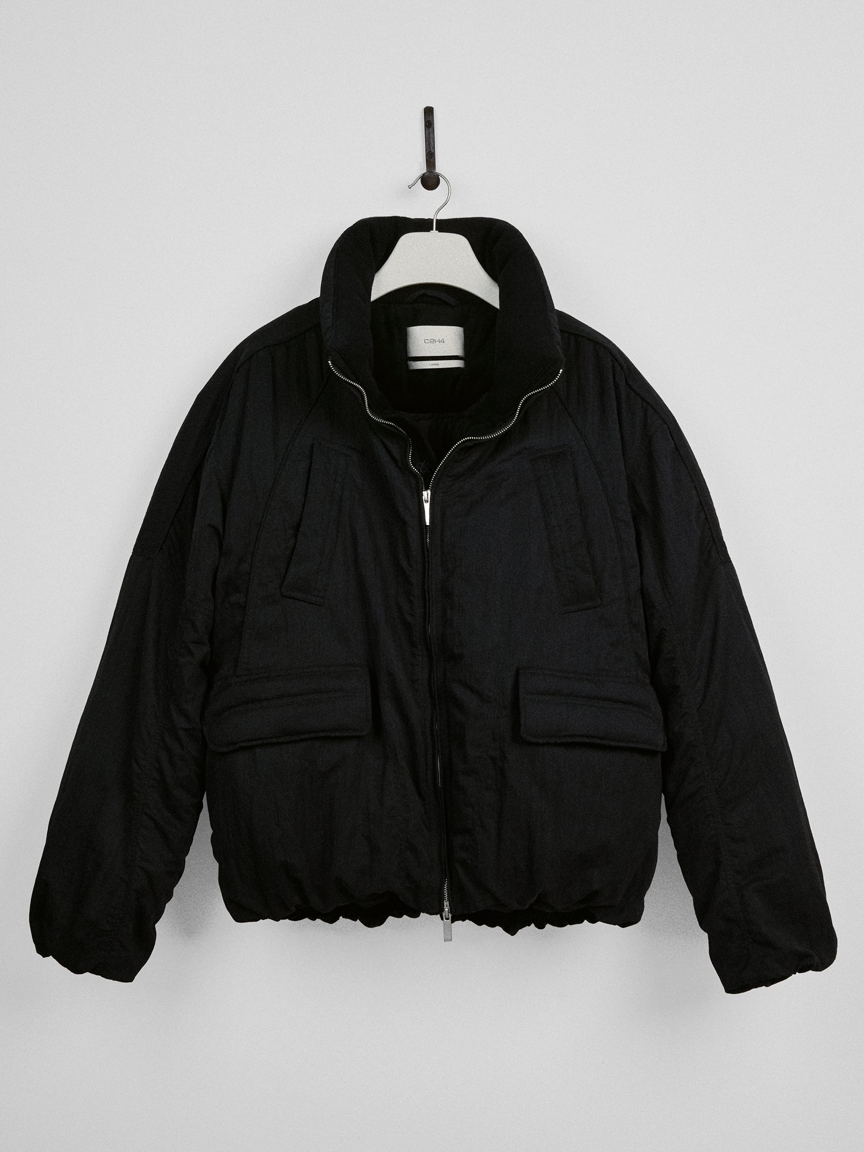 011 - Wrinkled Oversize Puffer Jacket