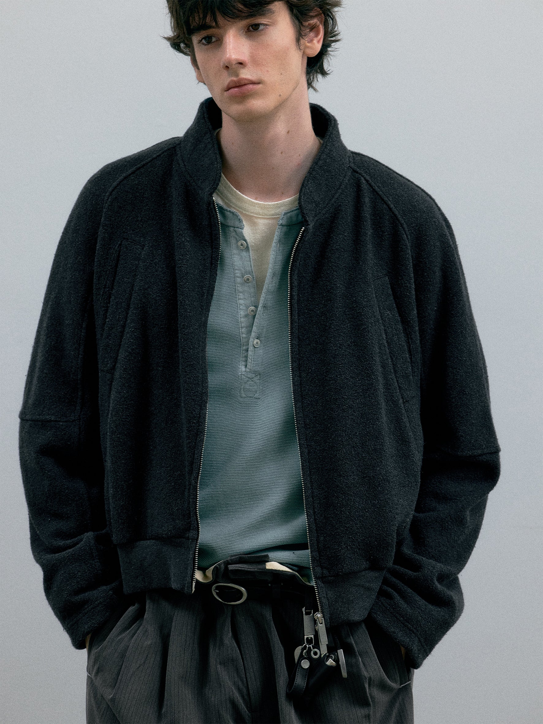 011 - Bourne Zip-up Sweater Jacket