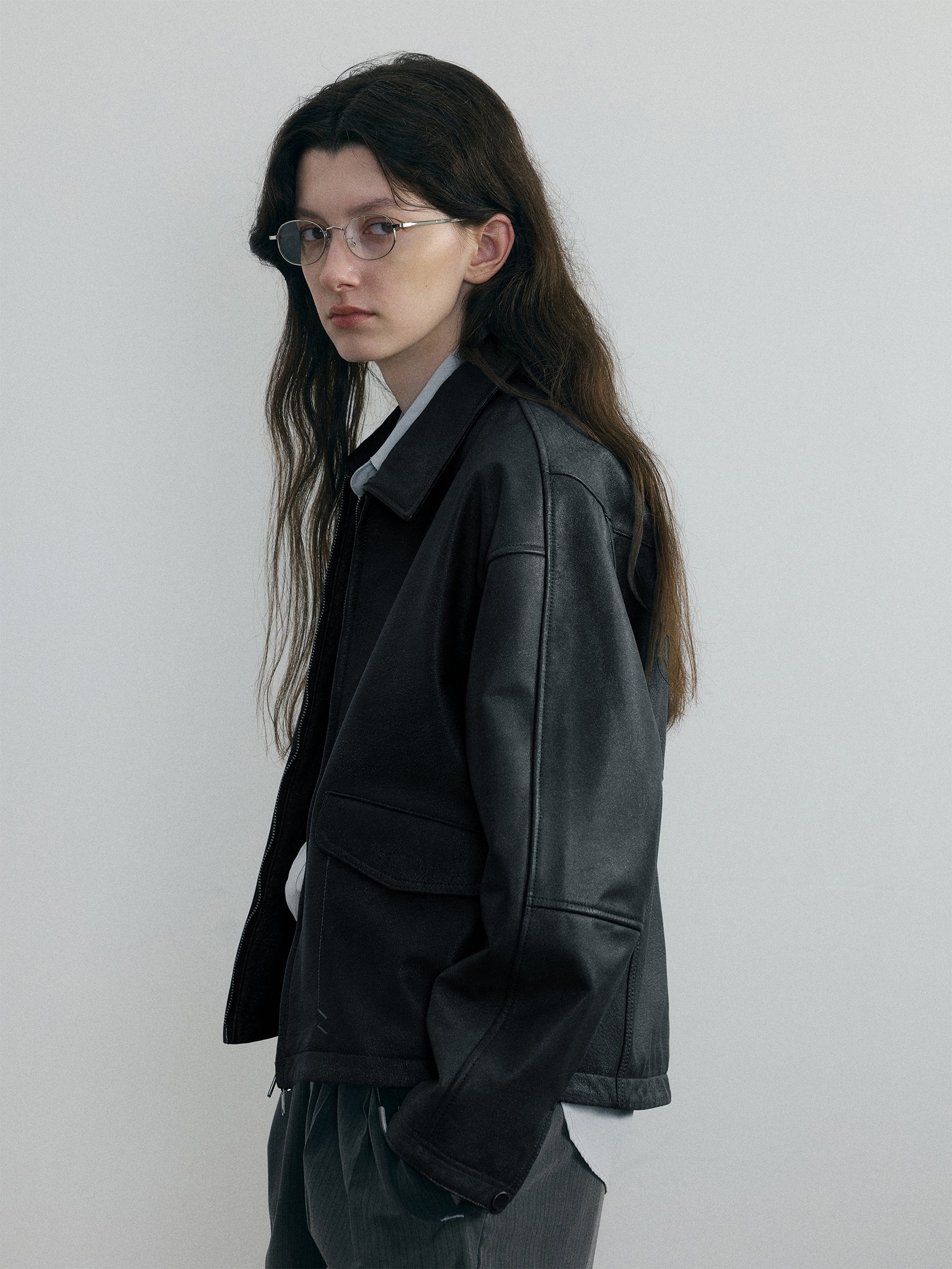 011 - Berghain Profile Leather Jacket