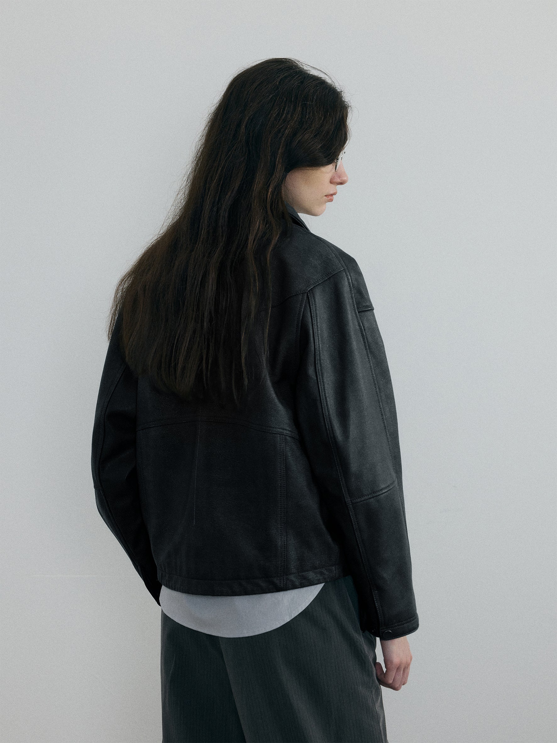 011 - Berghain Profile Leather Jacket