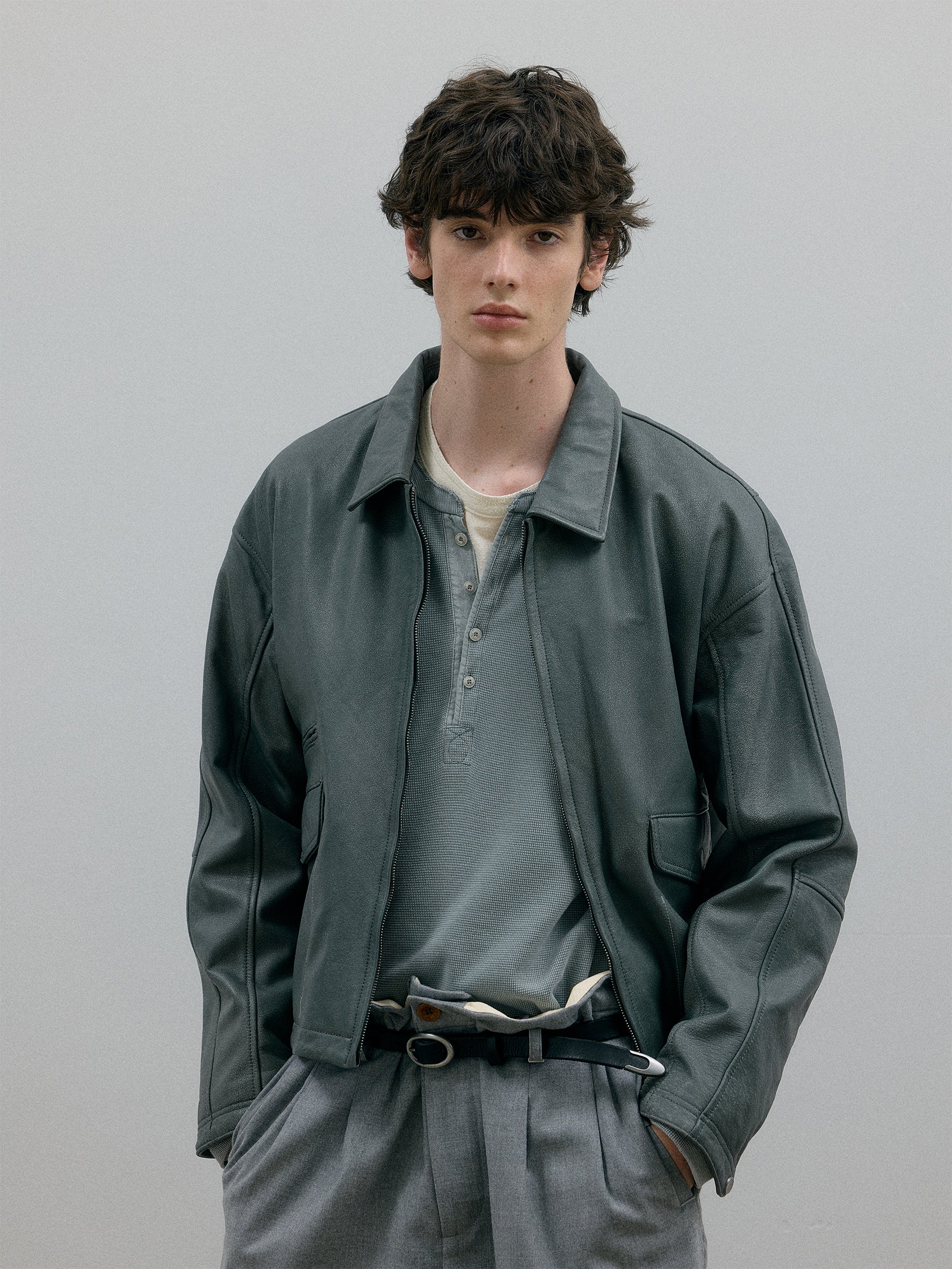 011 - Berghain Profile Leather Jacket