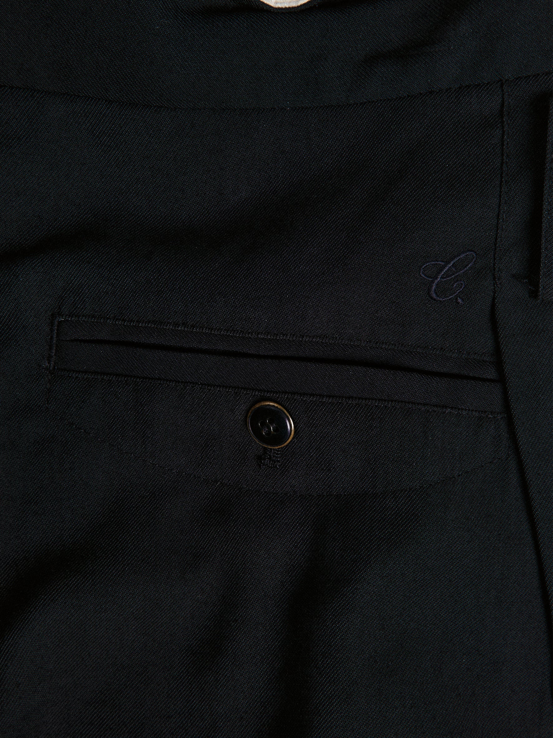 011 - Vrille Fold-over Tailored Shorts
