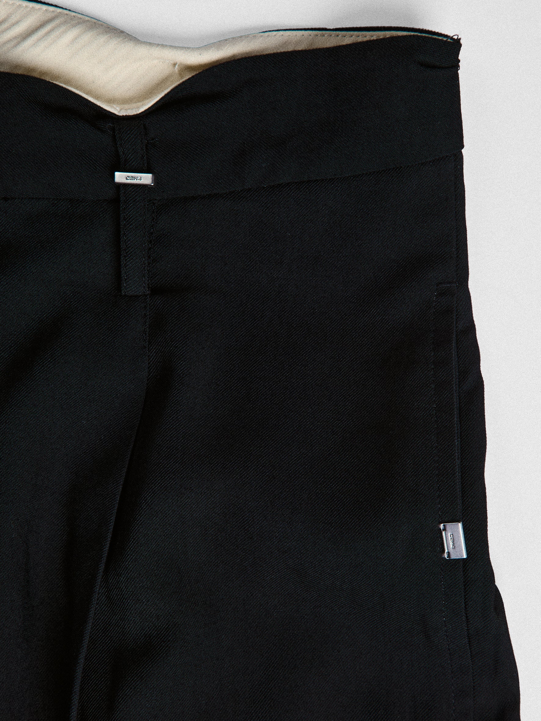 011 - Vrille Fold-over Tailored Shorts
