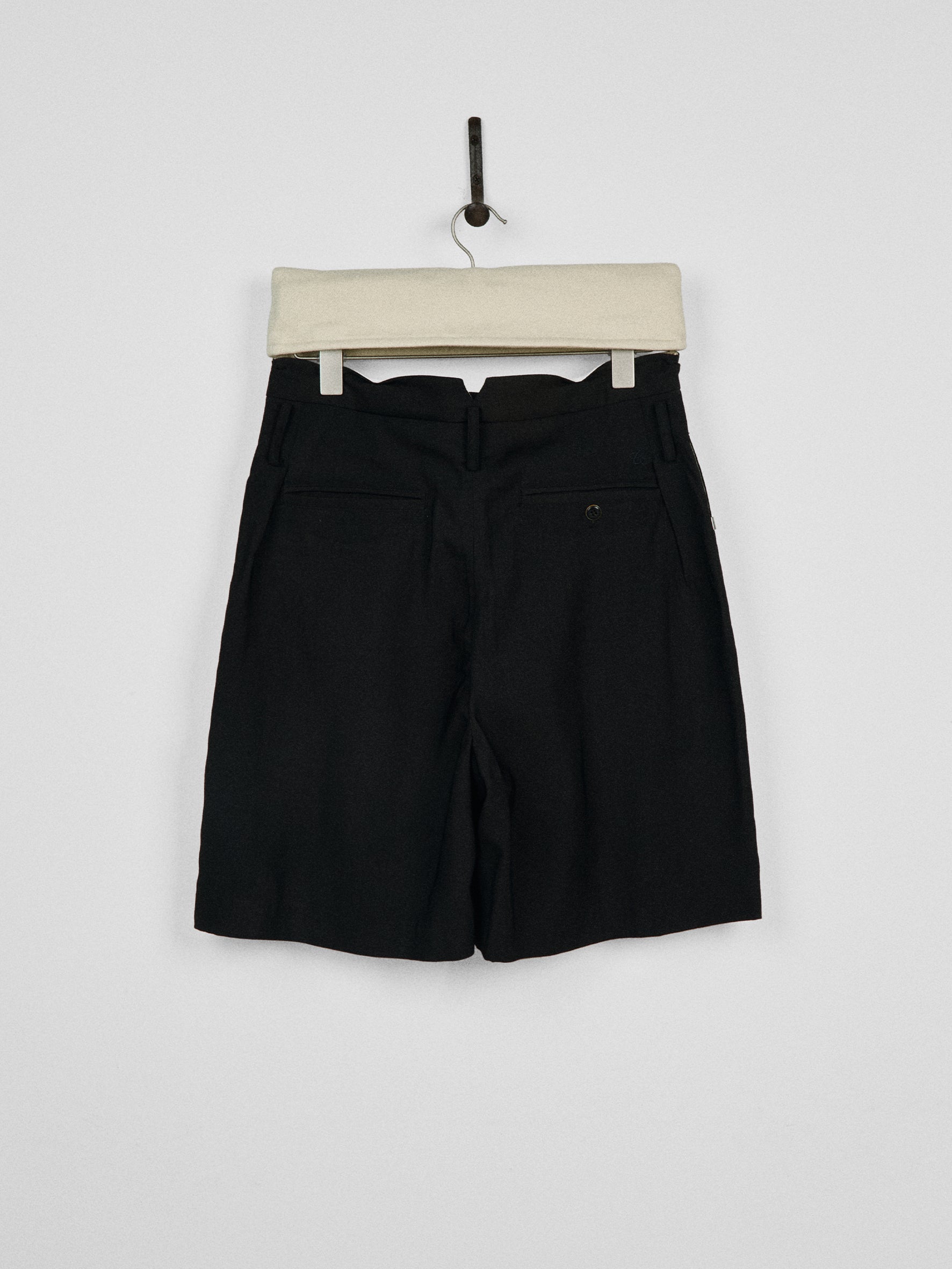 011 - Vrille Fold-over Tailored Shorts