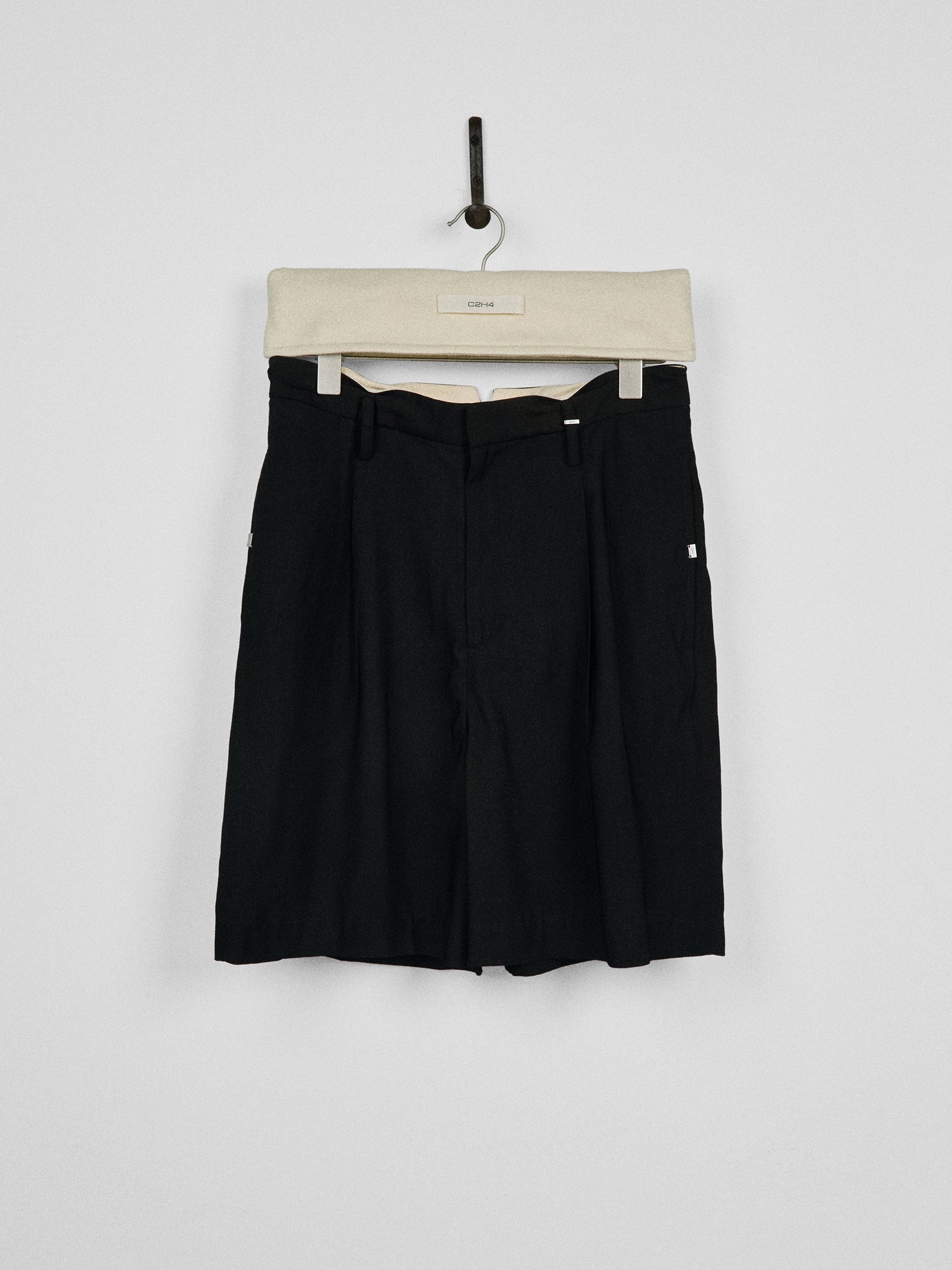 011 - Vrille Fold-over Tailored Shorts