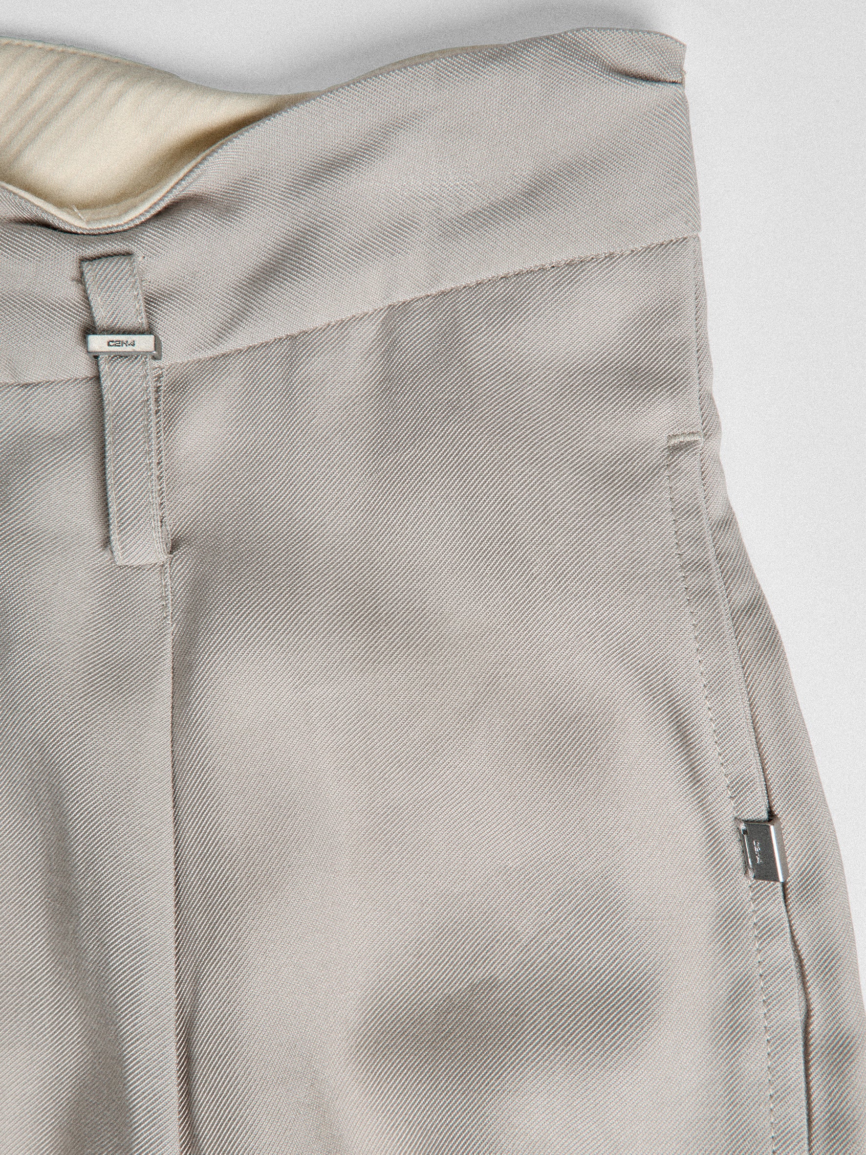 011 - Vrille Fold-over Tailored Shorts