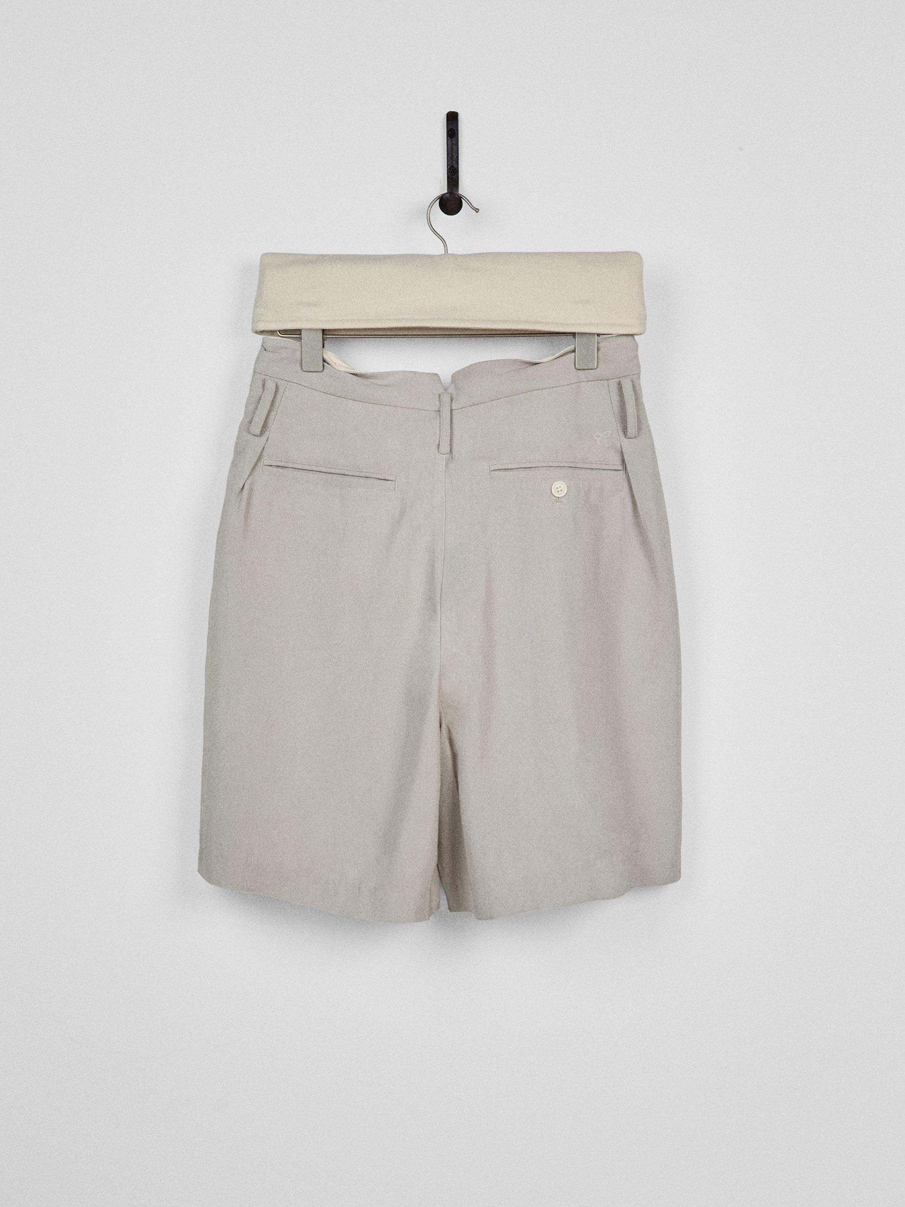 011 - Vrille Fold-over Tailored Shorts