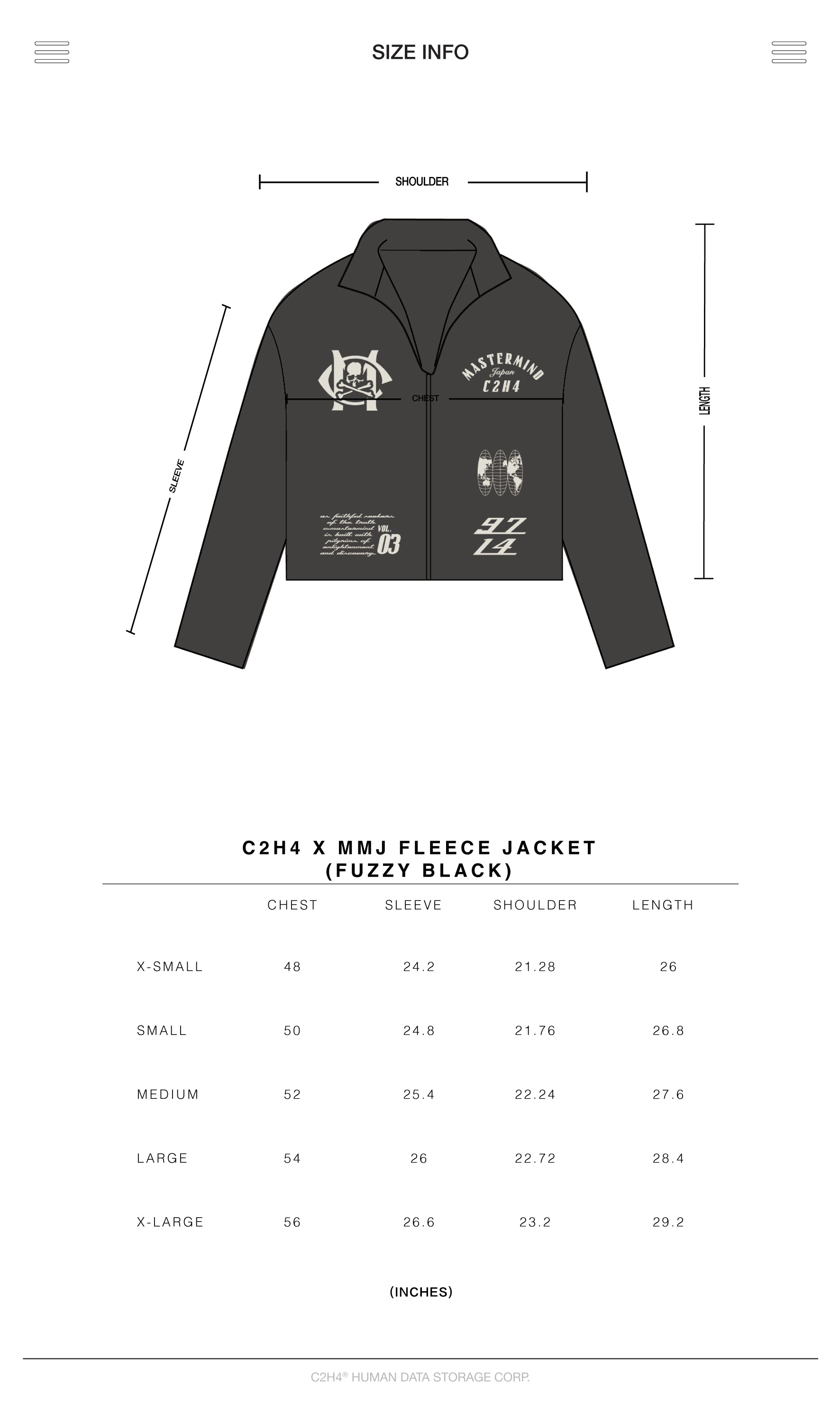 C2H4 x Mastermind JAPAN Vol.3 Fleece Jacket
