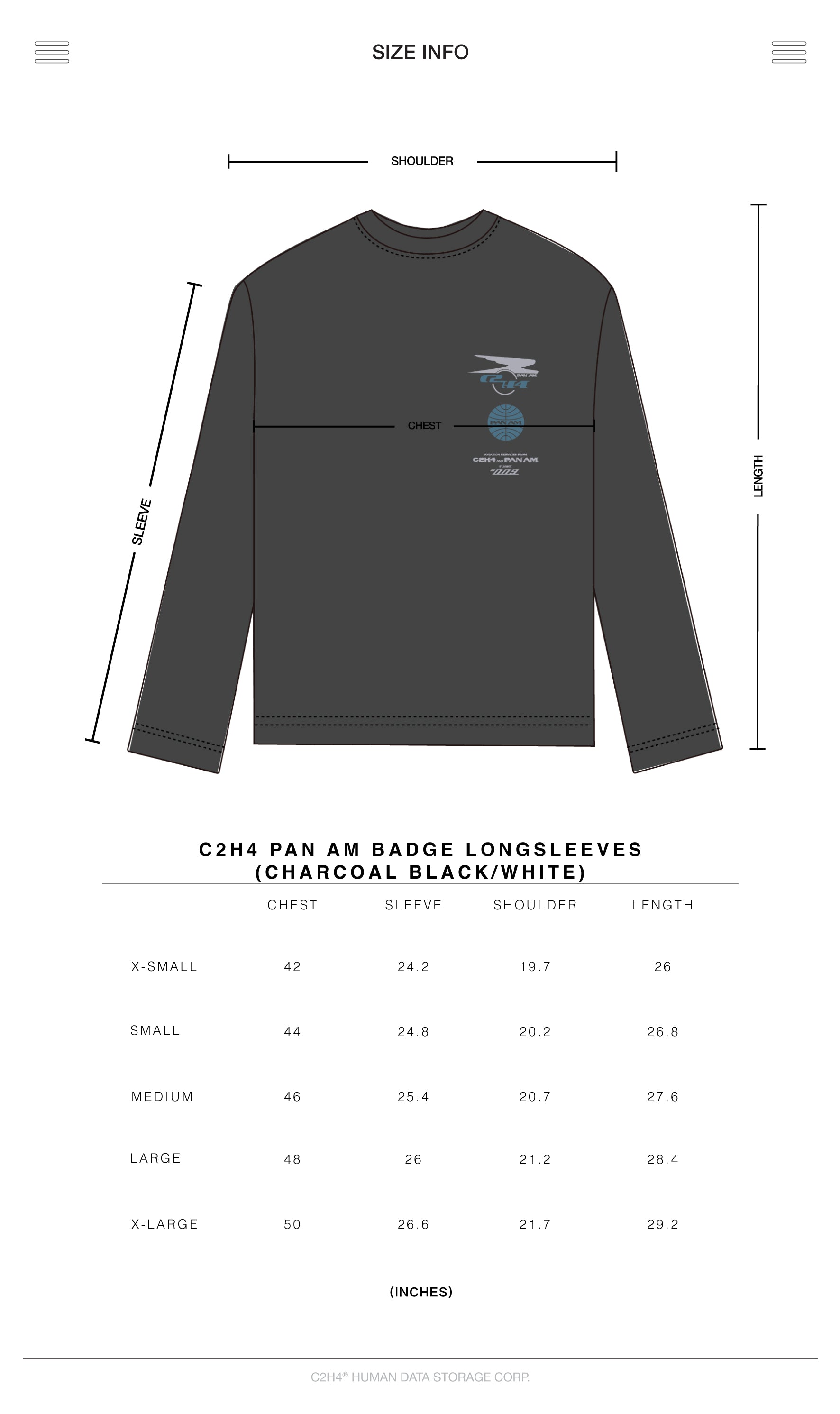 Pan Am® × C2H4® Badge Longsleeves