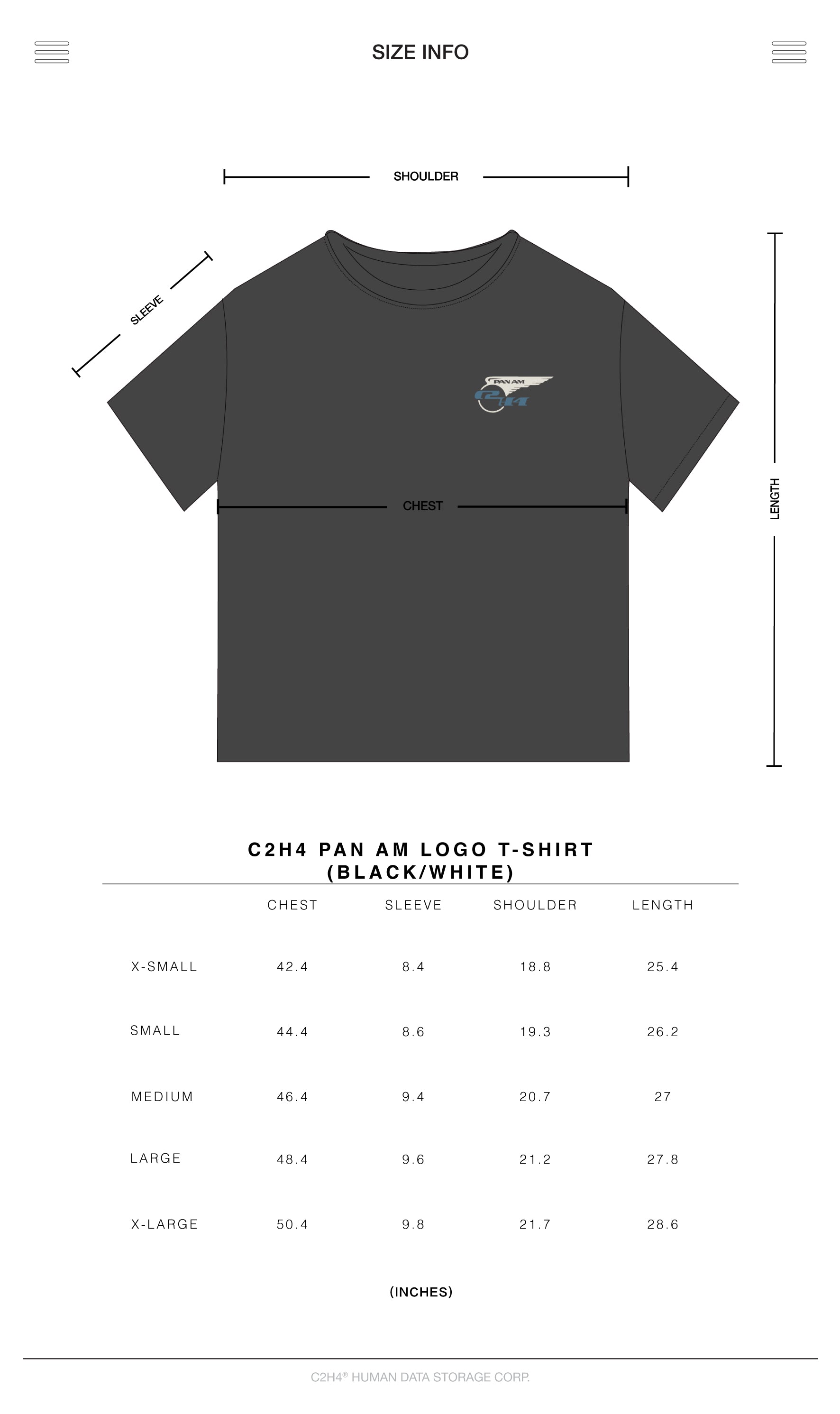 Pan Am® × C2H4® Logo T-shirt