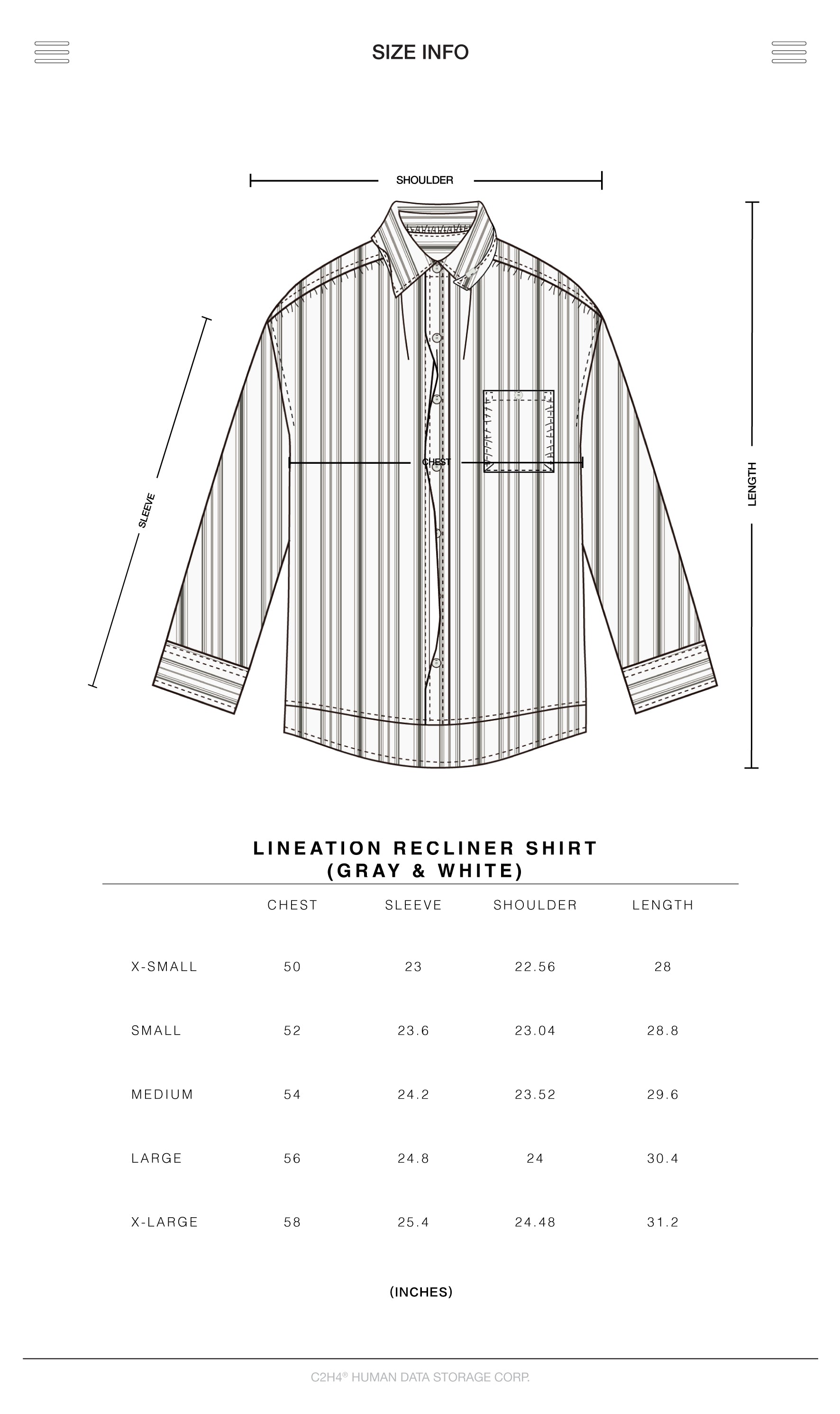 010 - Lineation Recliner Shirt