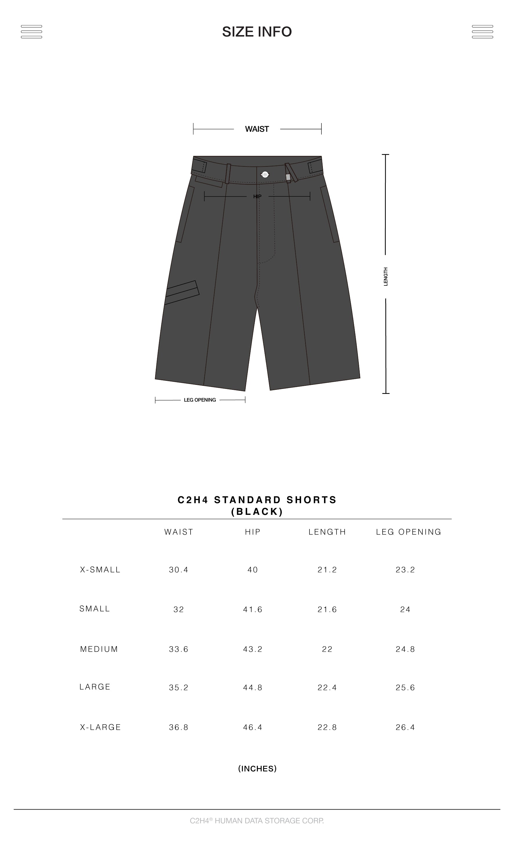 Staff Uniform Standard Shorts