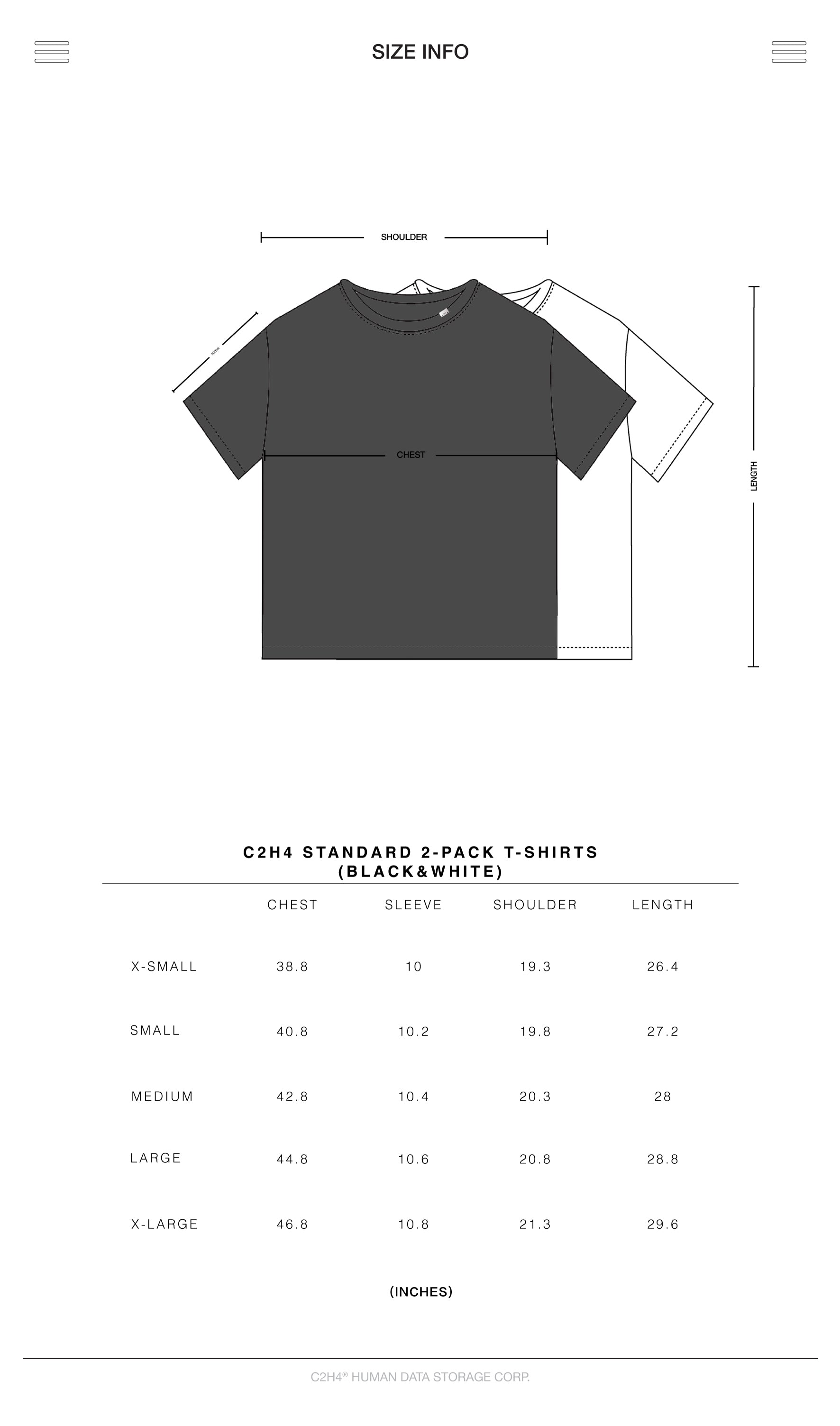 Staff Uniform Standard 2-Pack T-shirts