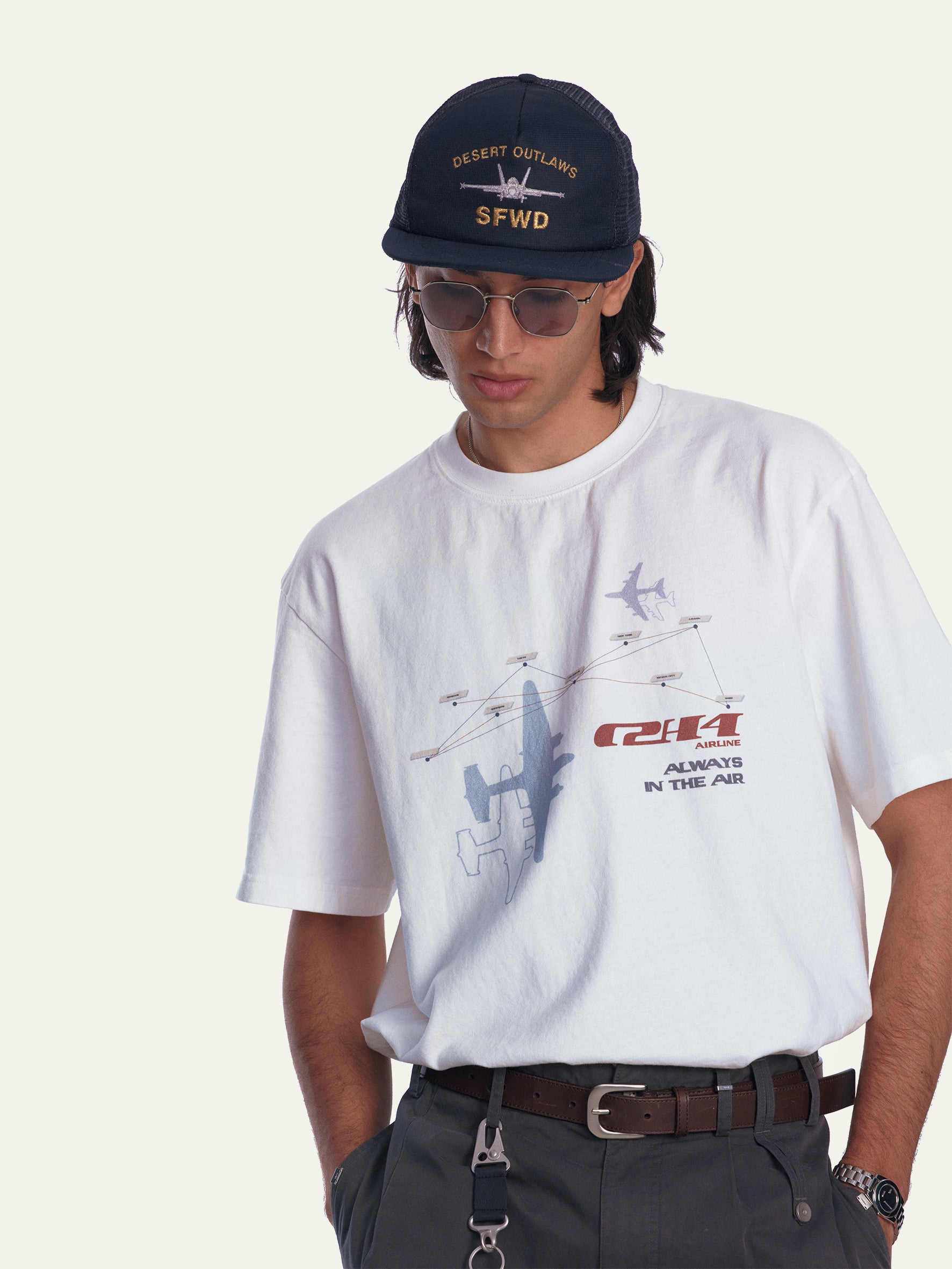 Pan Am® × C2H4® Air Route T-shirt
