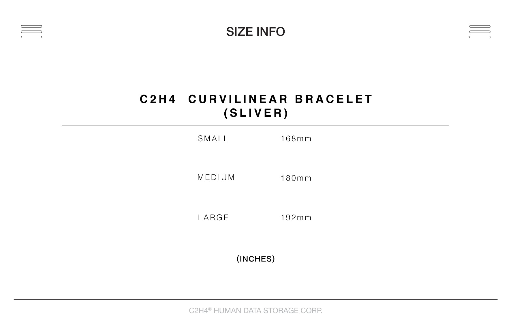 007 - Curvilinear Bracelet - C2H4®