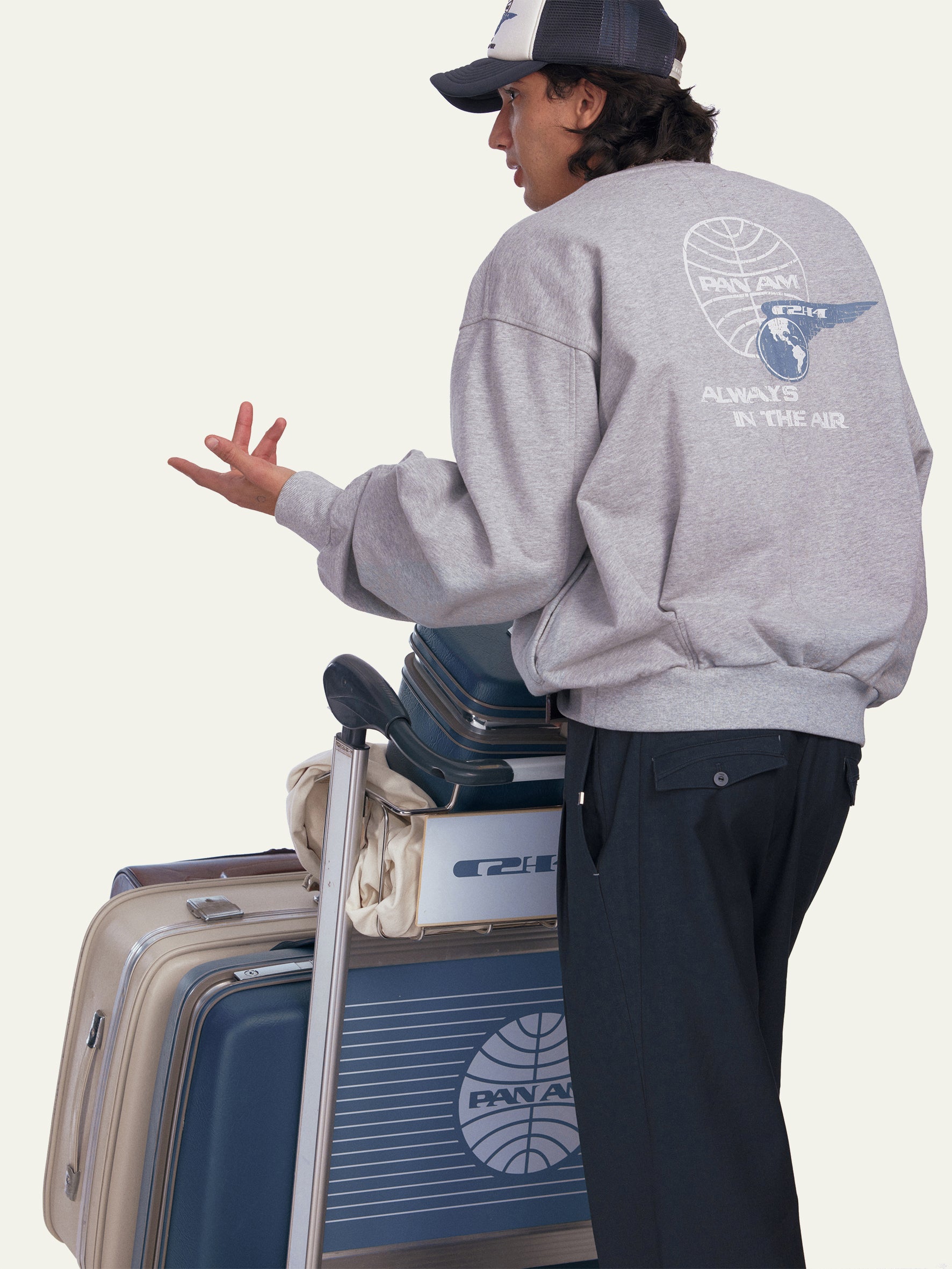 Pan Am® × C2H4® Logo Crewneck