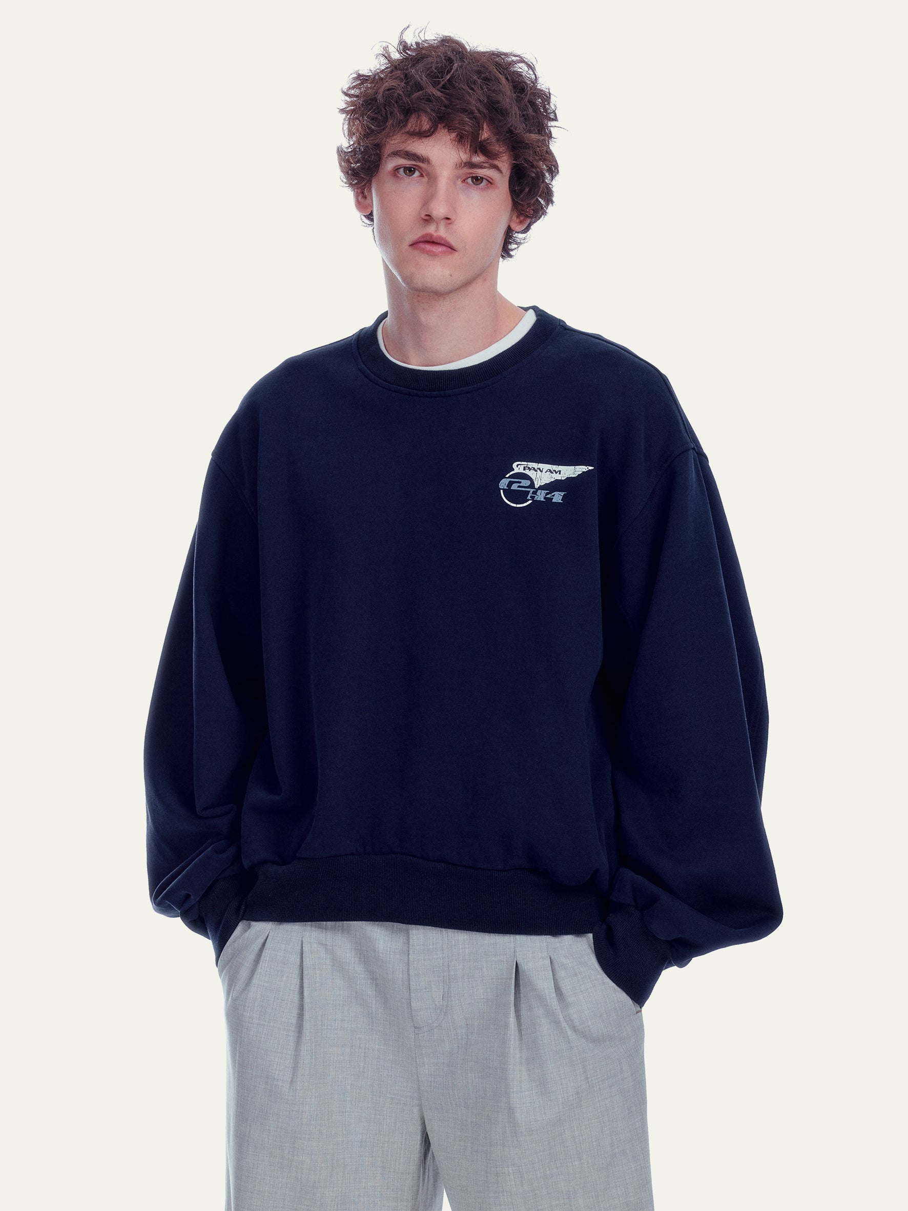 Pan Am® × C2H4® Logo Crewneck