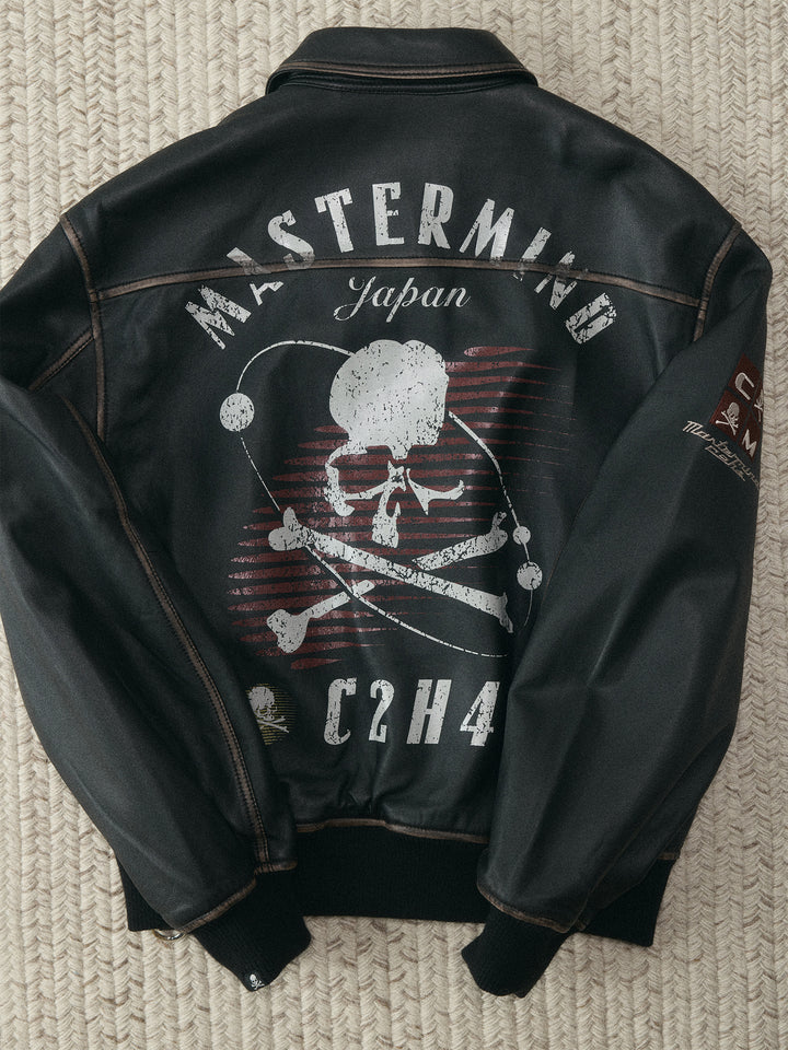 Mastermind japan leather jacket hotsell