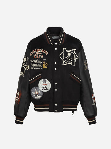 C2H4 x Mastermind JAPAN Vol.3 Curvilinear Varsity Jacket