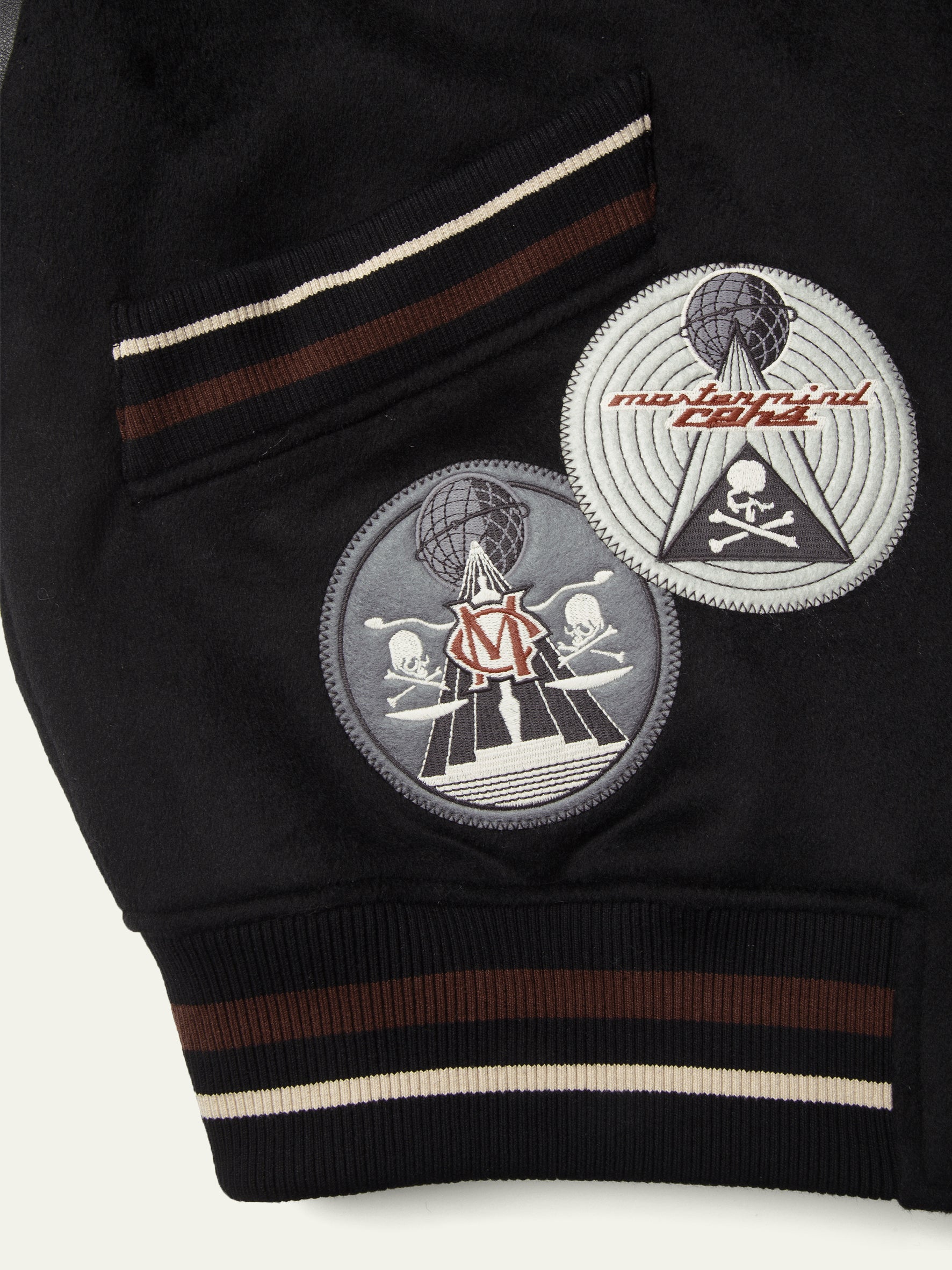 C2H4 x Mastermind JAPAN Vol.3 Curvilinear Varsity Jacket