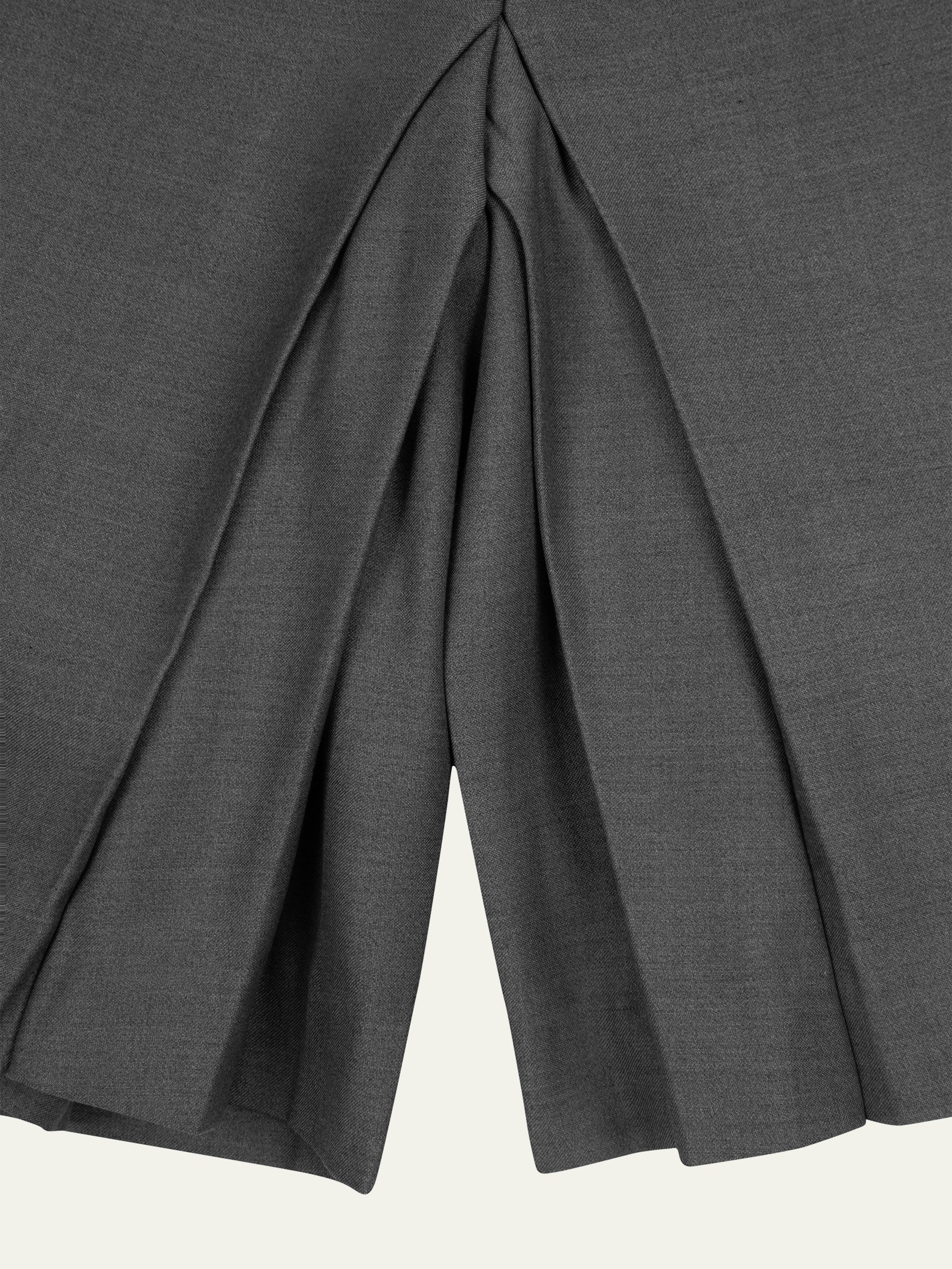 007 - C. Perriand Pleated Waistless Shorts