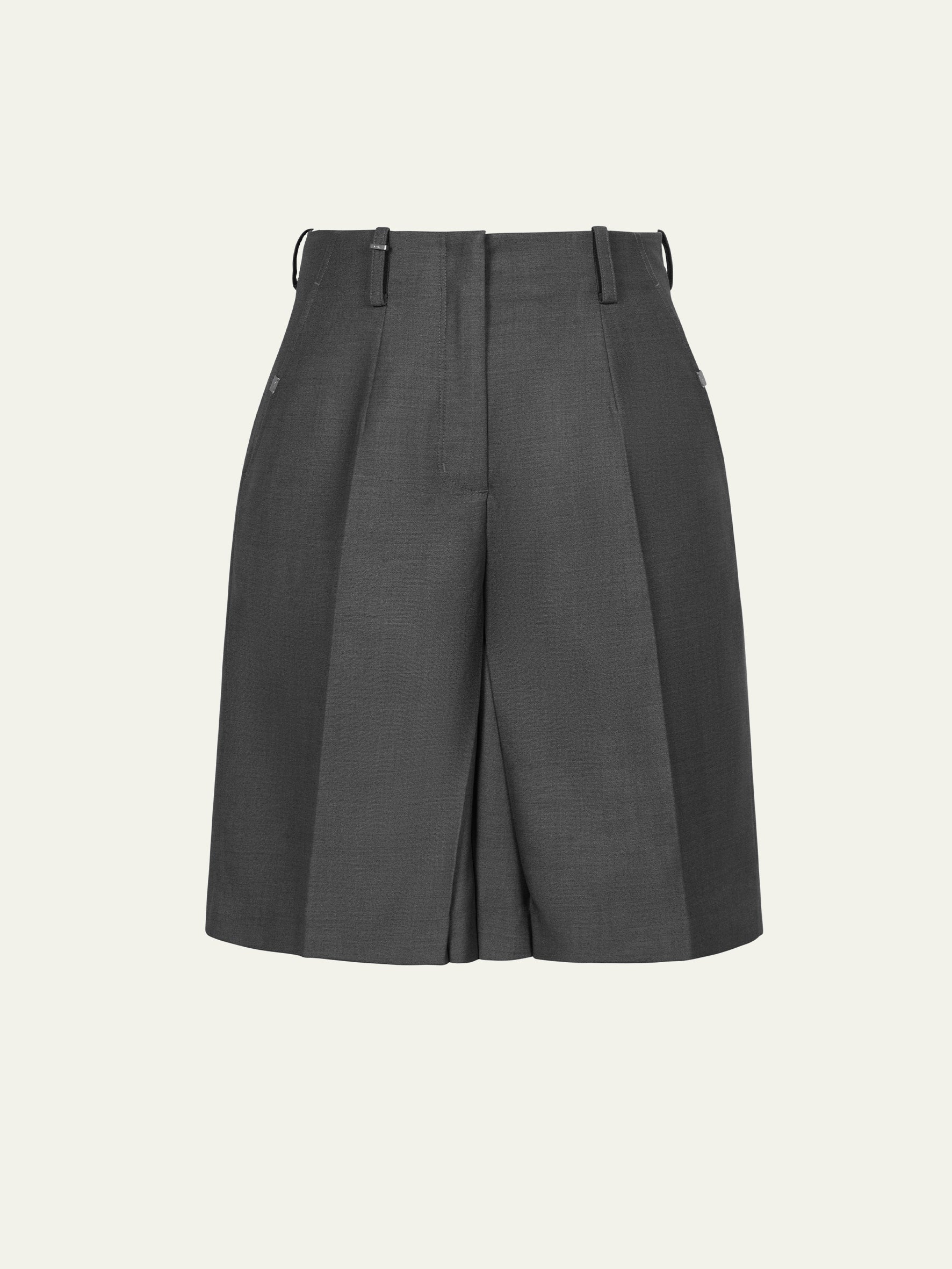 007 - C. Perriand Pleated Waistless Shorts