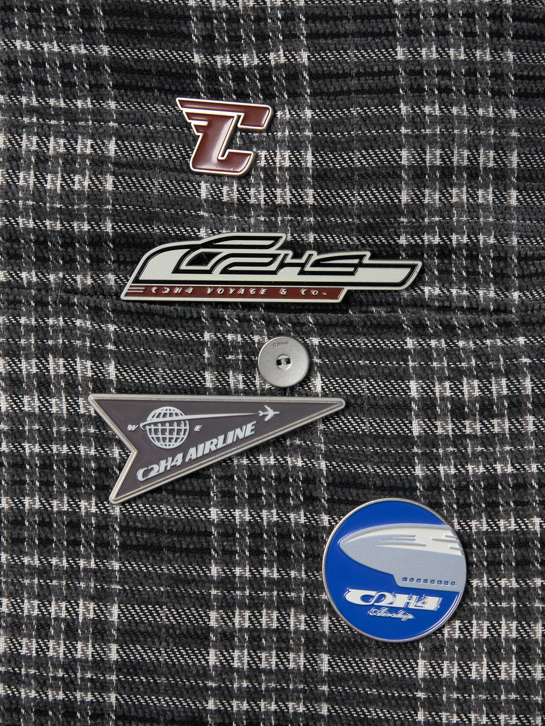 010 - Gridlines Puffer Shirt