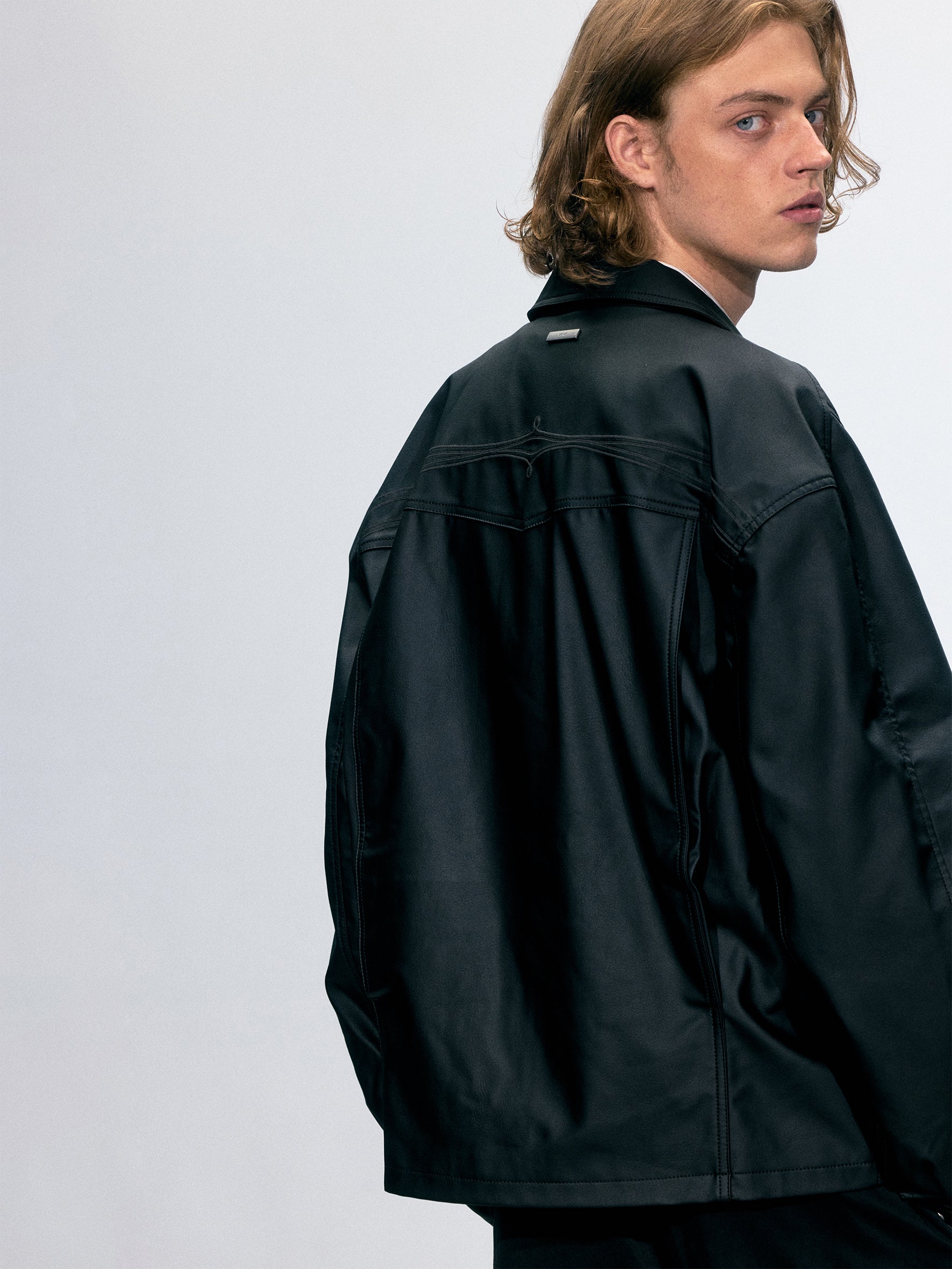 『TEN HIDE LEATHER JKT BLACK M』 Men's Genuine Cowhide Top Grain Premium Heavyweight Biker Leather