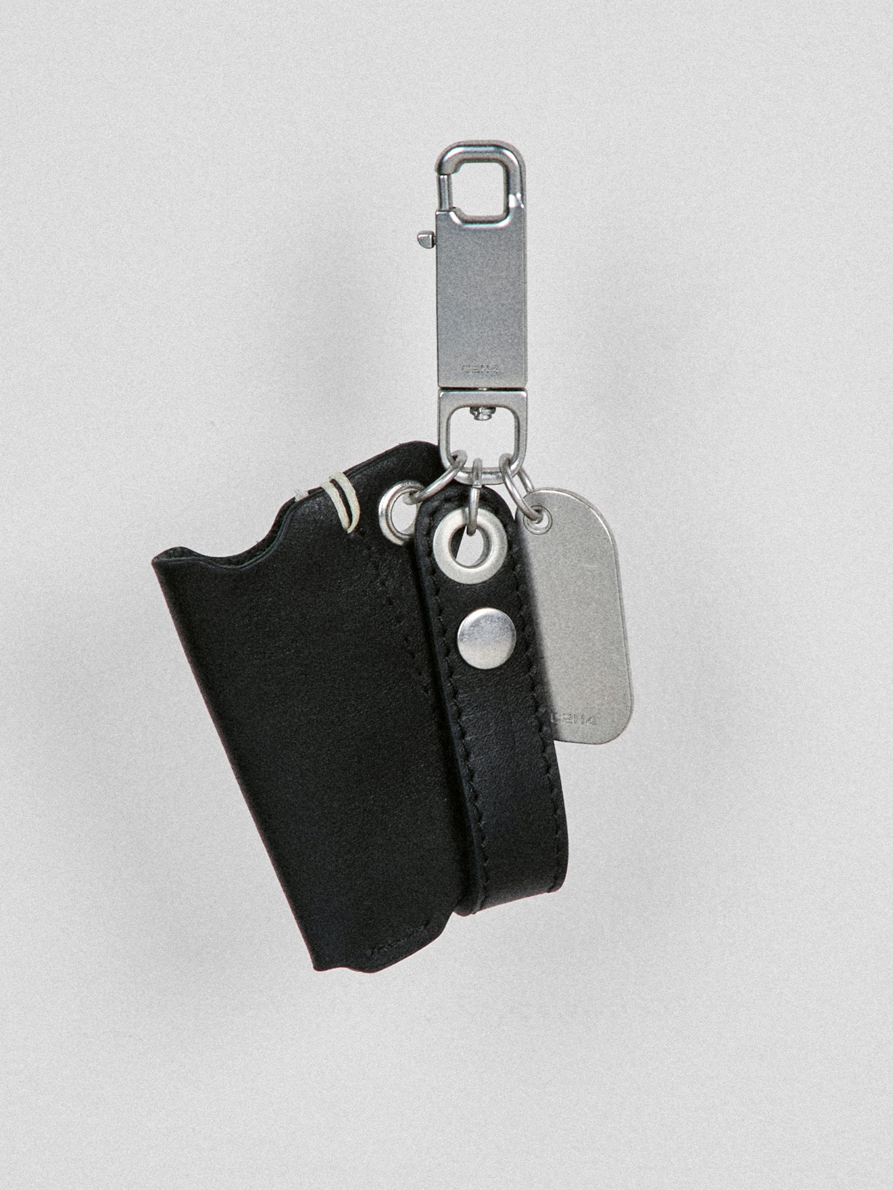 ﻿c2h4 011 - Balcony Keychain Lighter Holder Matte Black