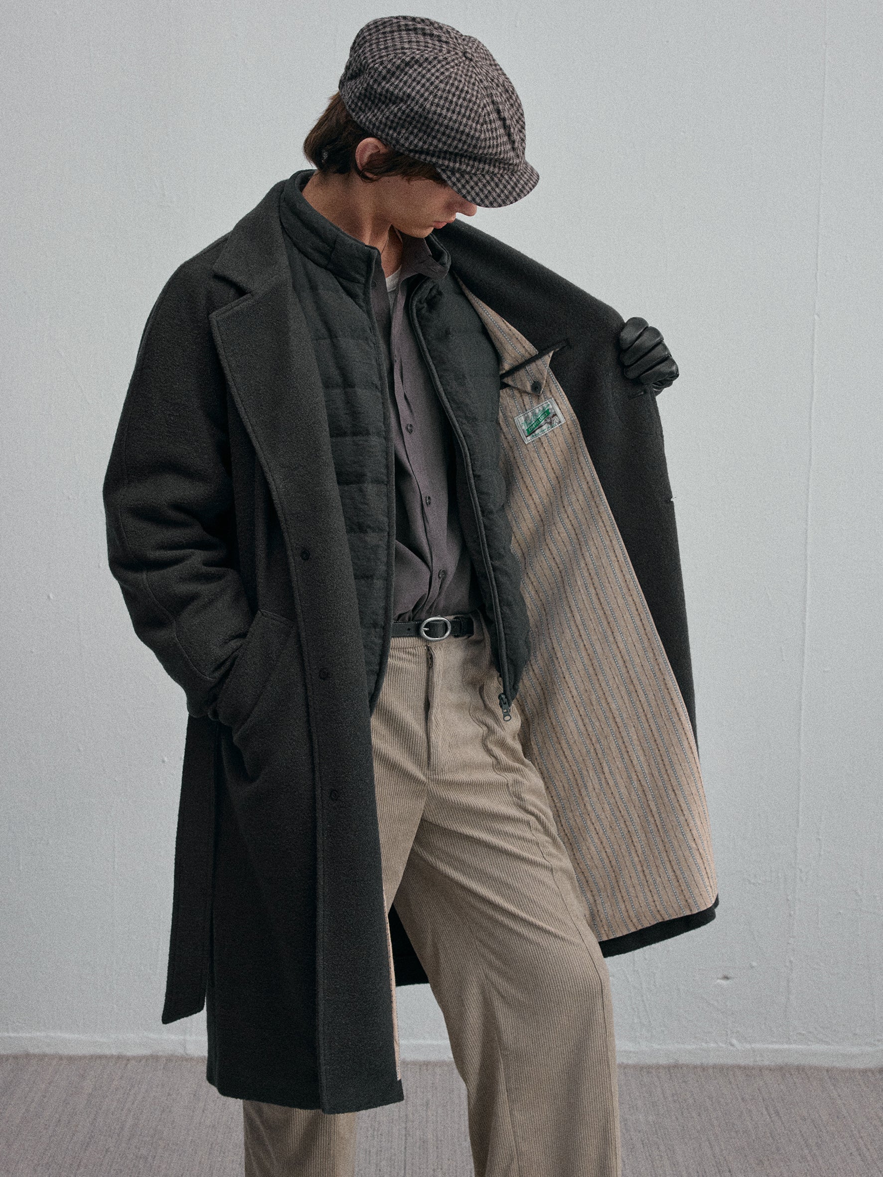 012 - Central Park Bench Soft Long Coat