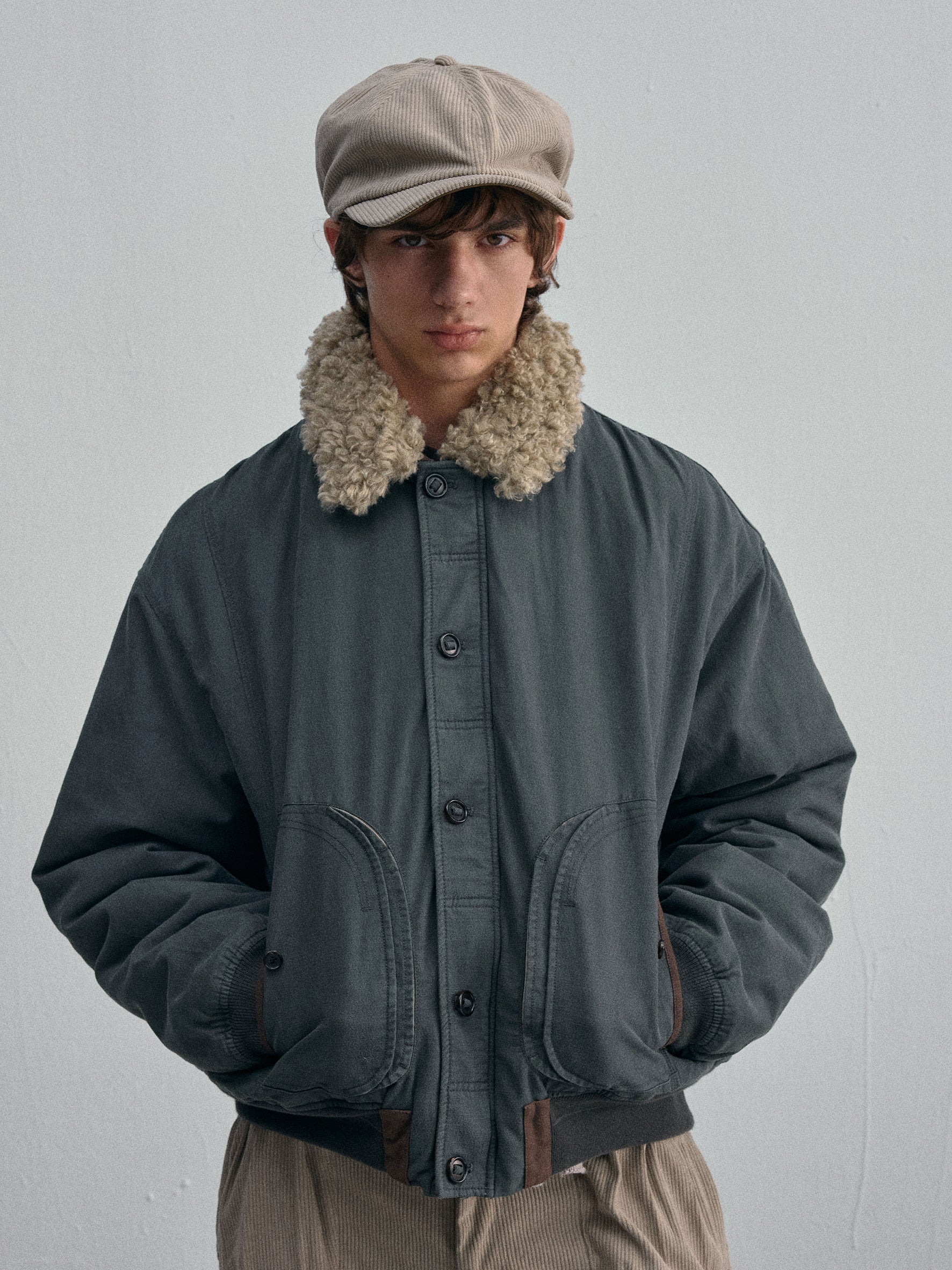 012 - Twin Peaks Worn Bomber Jacket