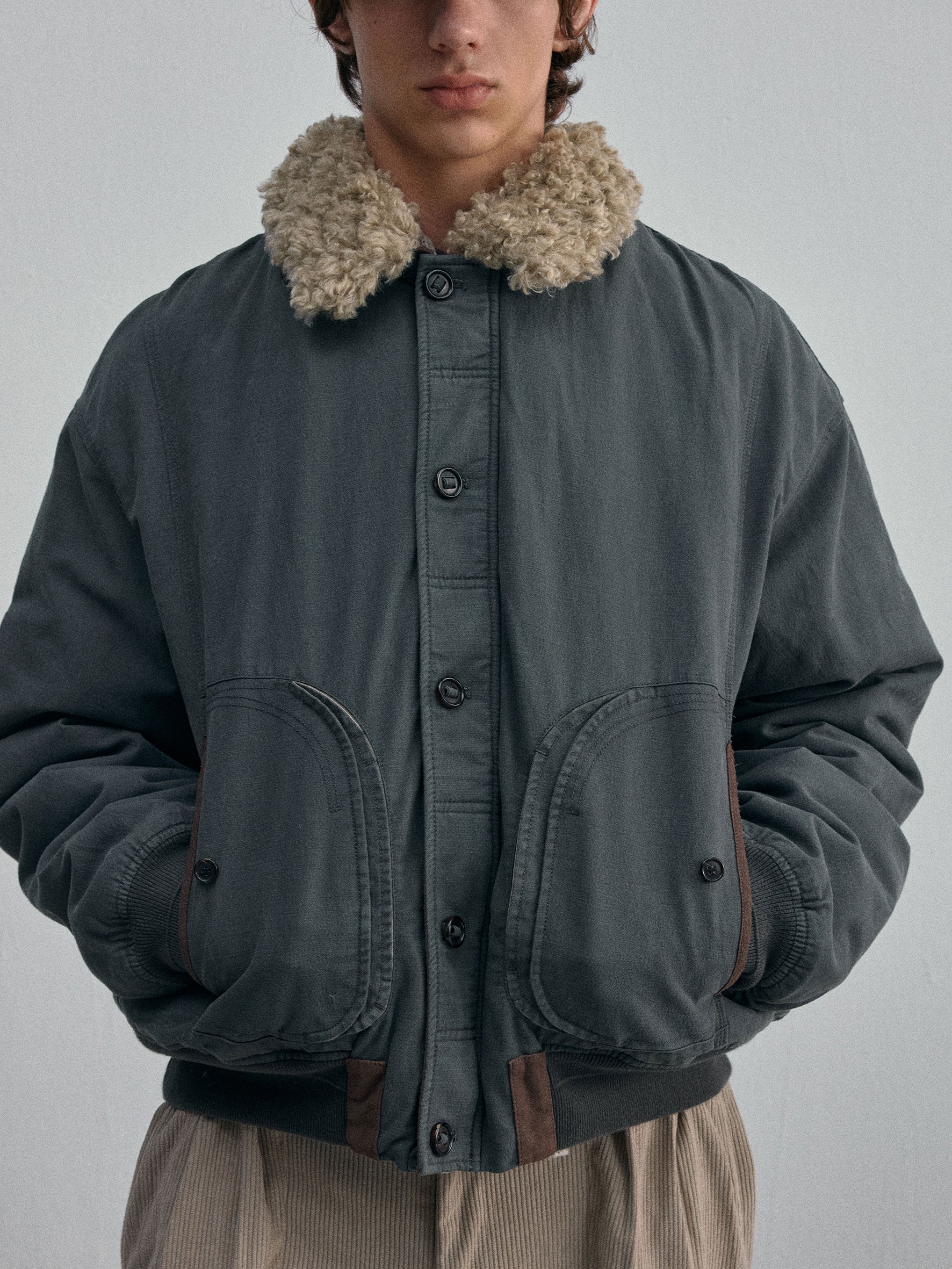 012 - Twin Peaks Worn Bomber Jacket