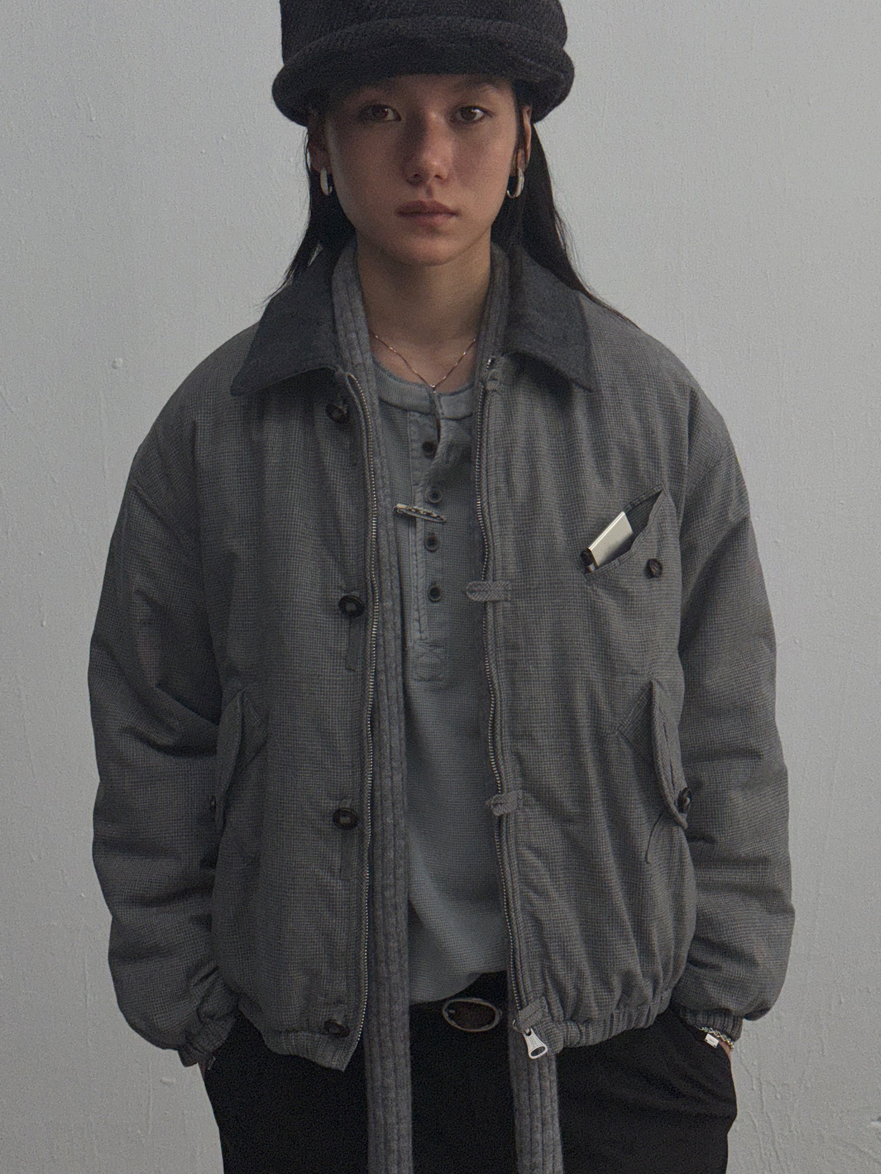 012 - Aspen Wool Collar Padded Jacket