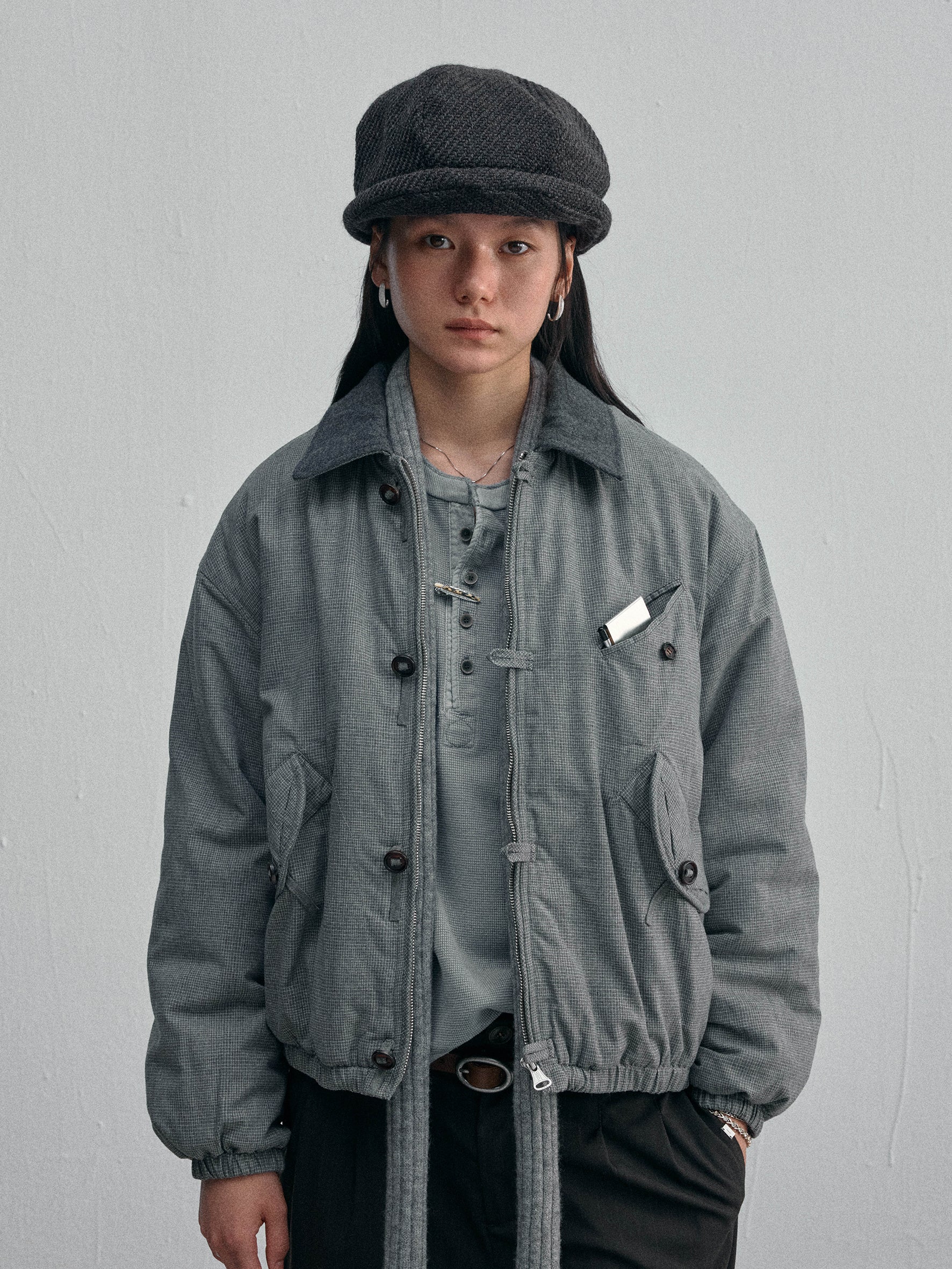 012 - Aspen Wool Collar Padded Jacket