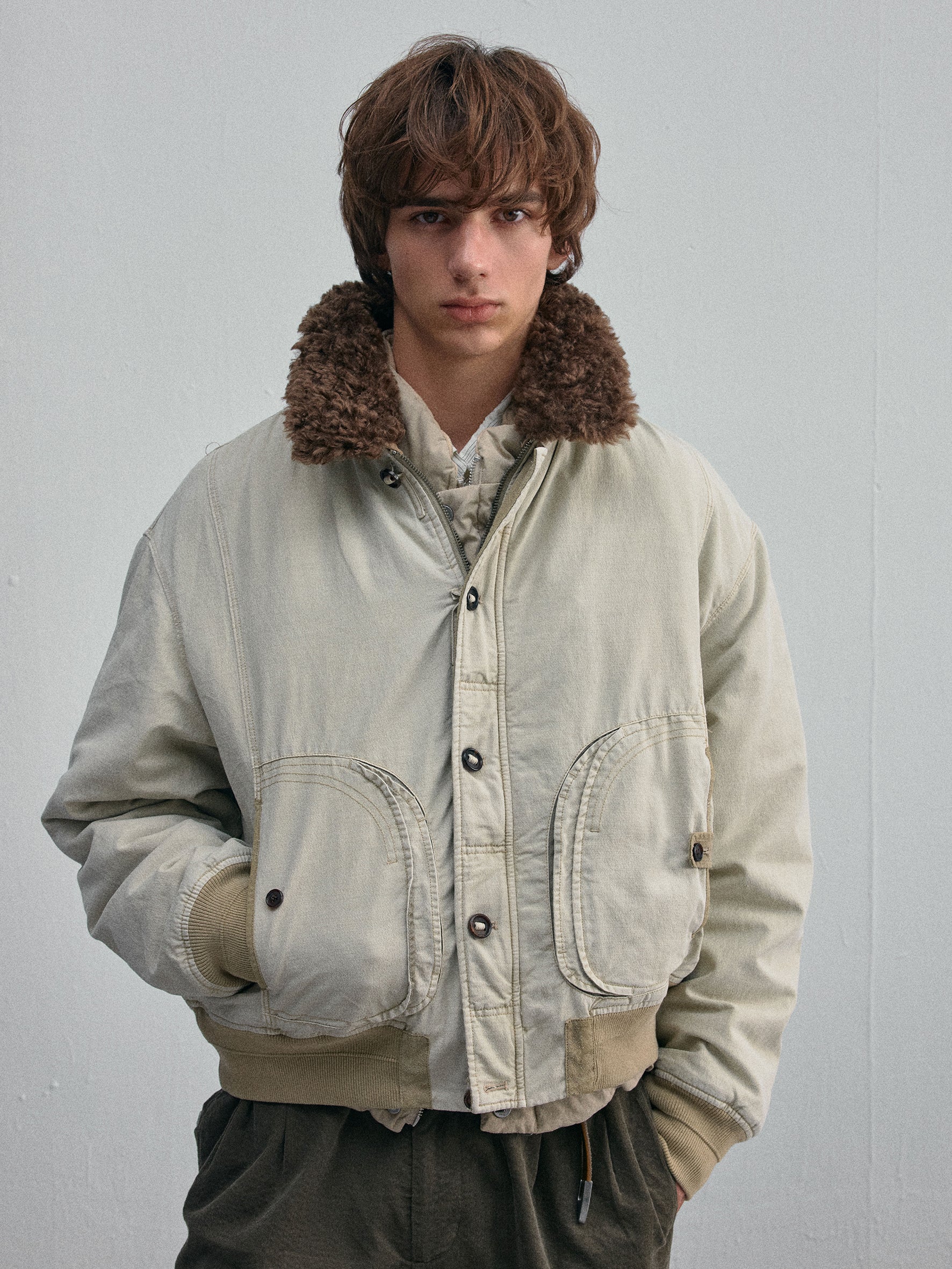 012 - Twin Peaks Worn Bomber Jacket