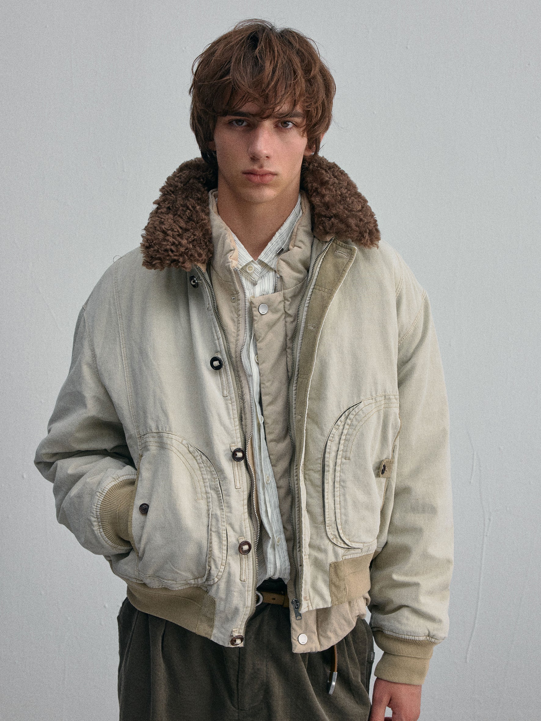012 - Twin Peaks Worn Bomber Jacket