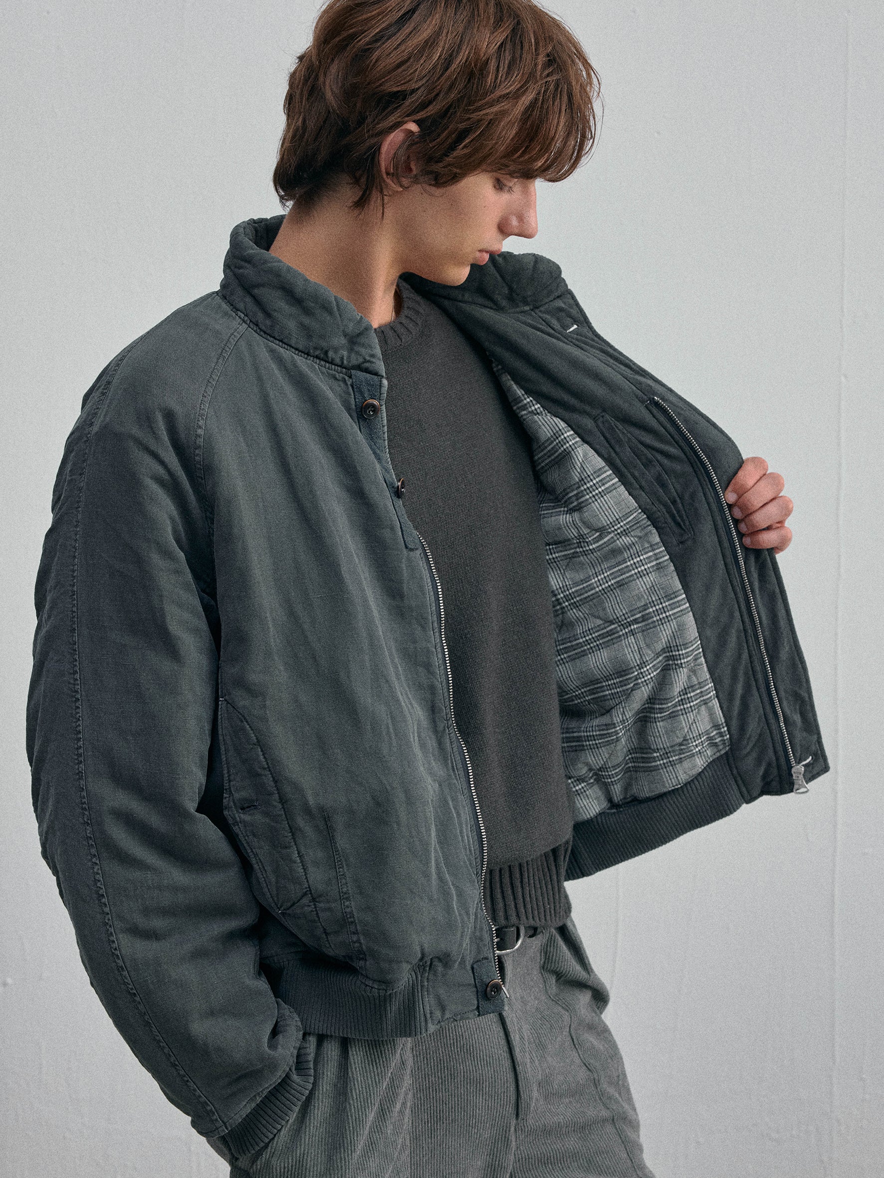 012 - Los Feliz Market Soft Washed Padded Jacket