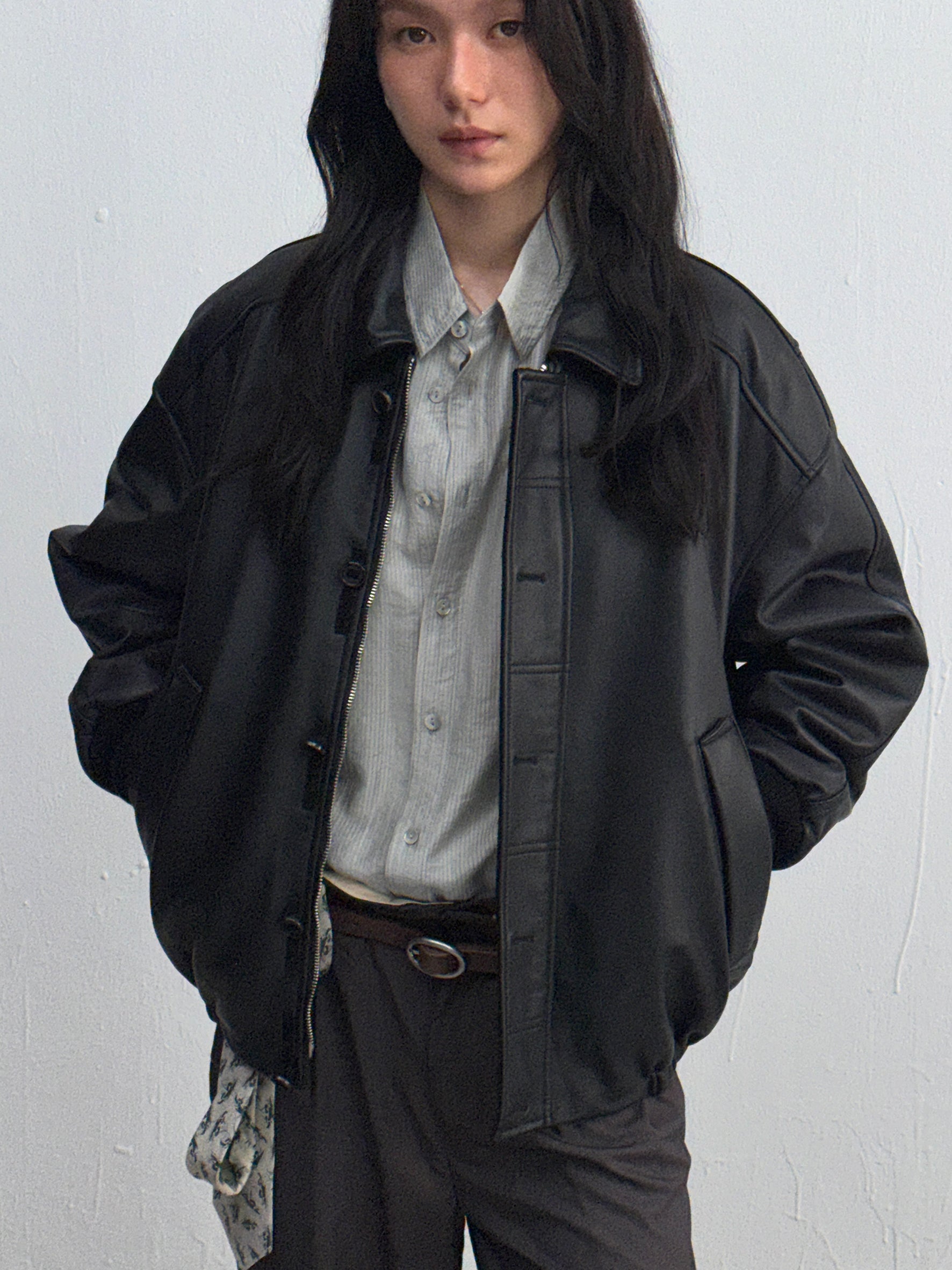 012 - Franklin Street Night Leather Puffer