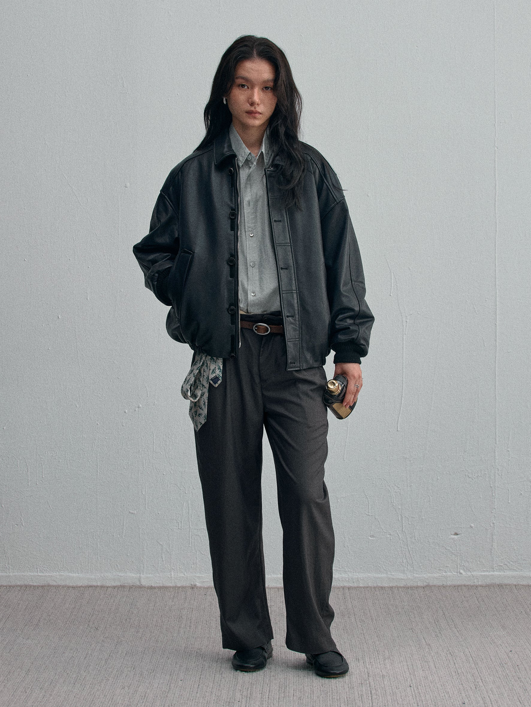012 - Franklin Street Night Leather Puffer